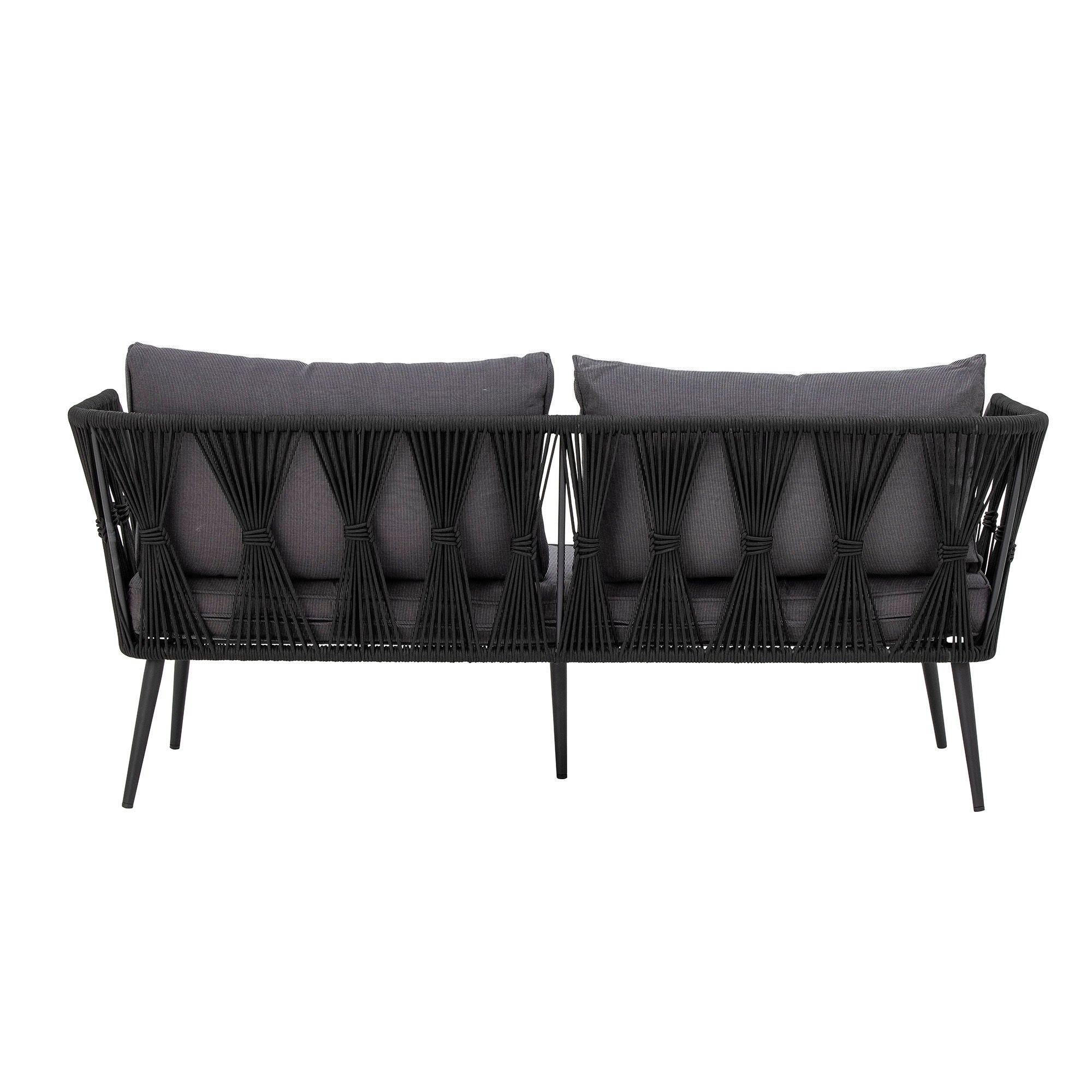 Bloomingville Pavone sofa, svart, metall