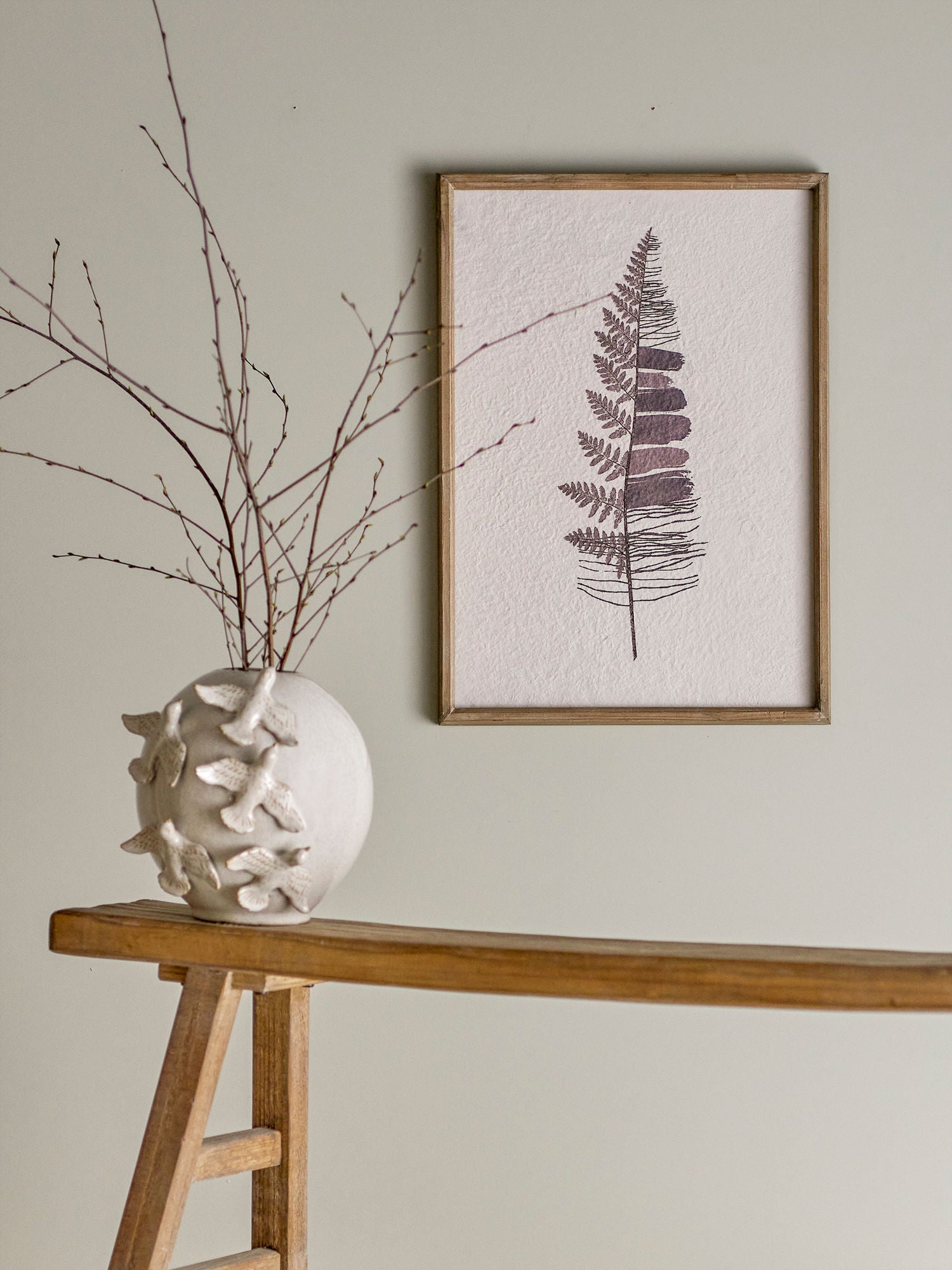 Kreativ samling korval illustrasjon med ramme, natur, furu