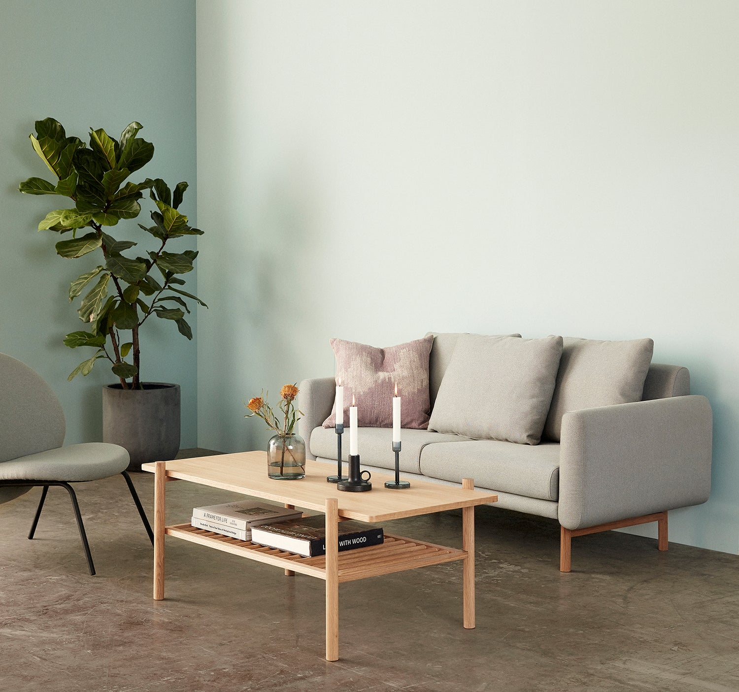 Samle salongstol Gray - 66x67xh81cm