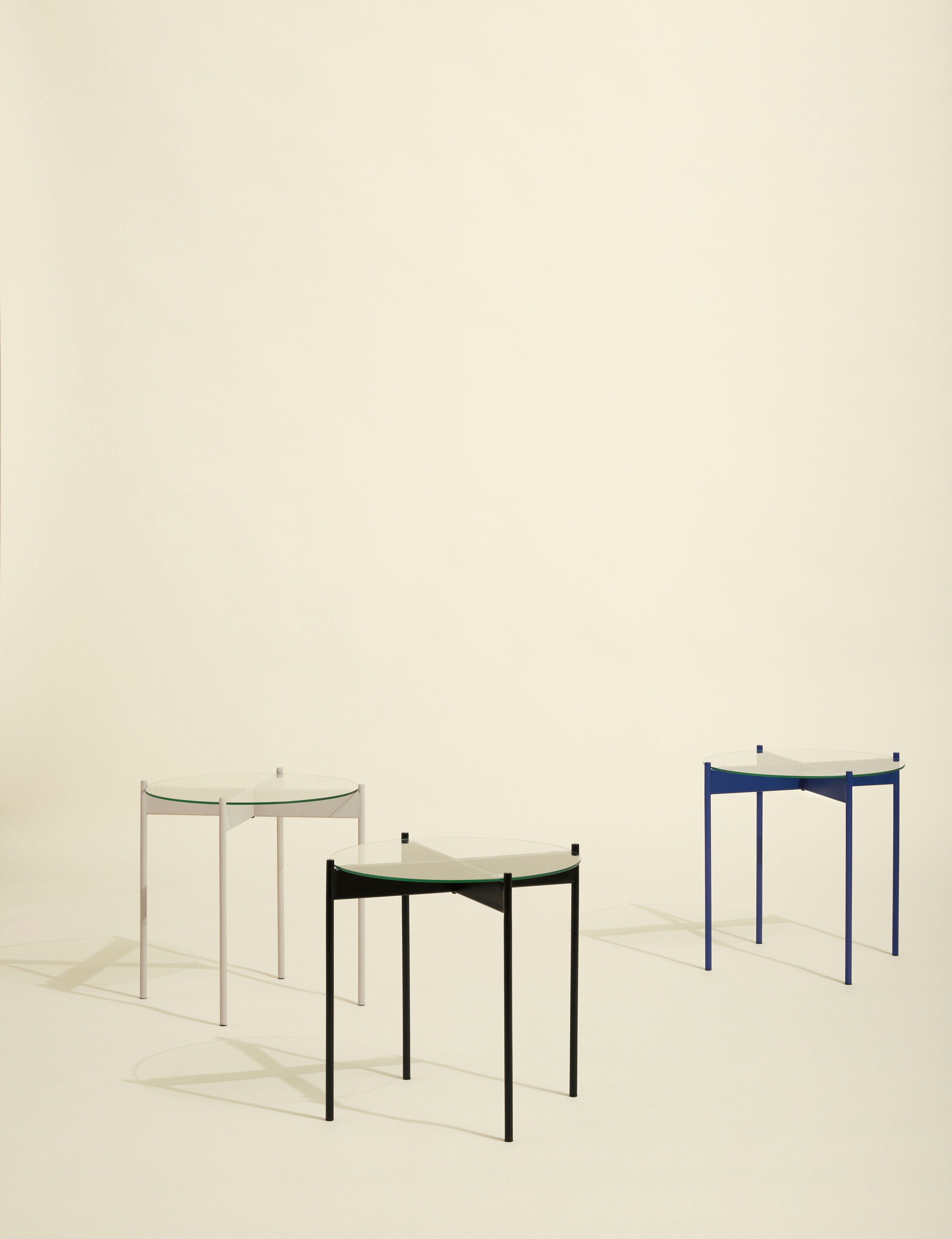Bjelke sidebord svart - Ø45XH42cm