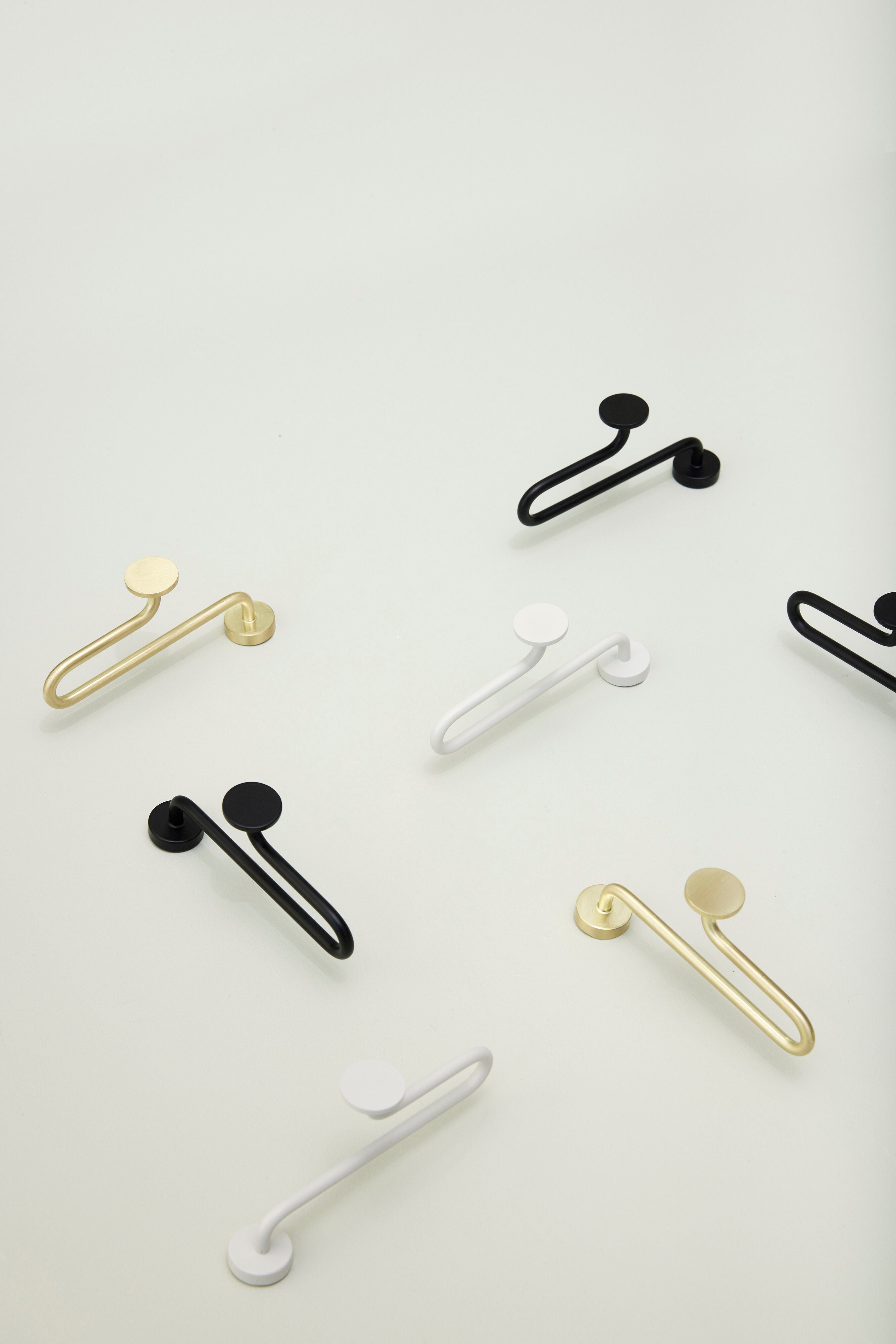 Svingkrok Messing farge - 7x2,5xh13cm