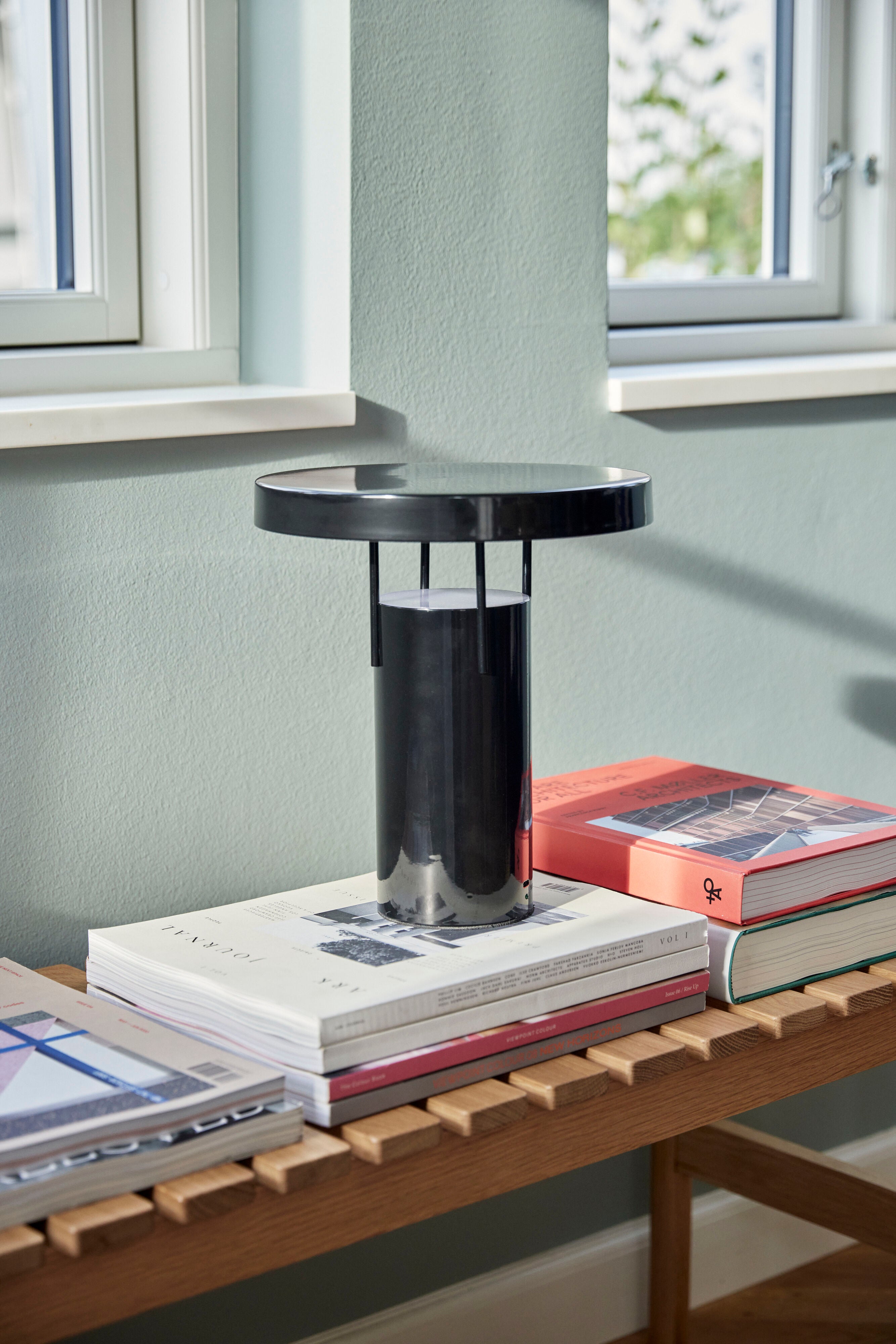 Bringme Portable Lamp Black - Ø25XH28cm