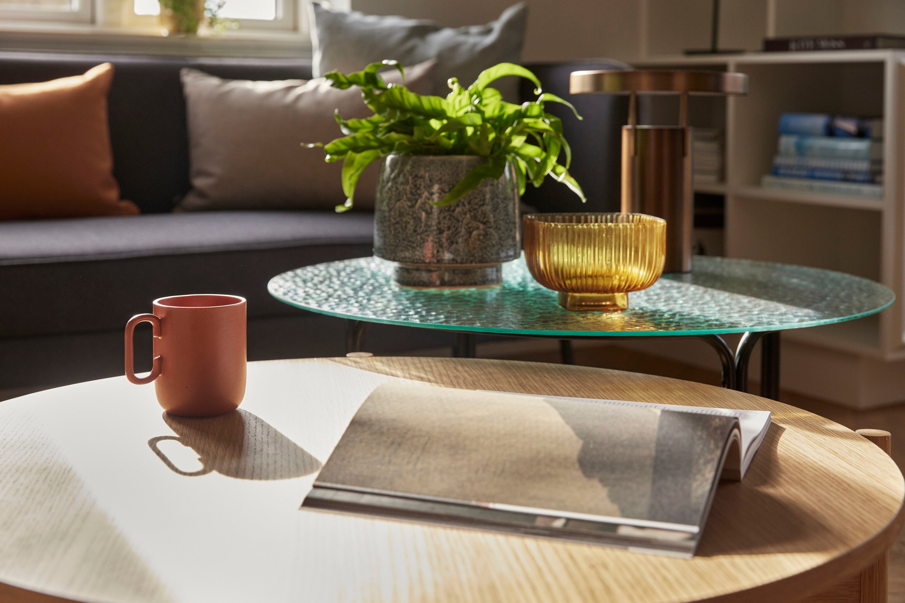 Heritage salongbord Natur - Ø86XH40cm