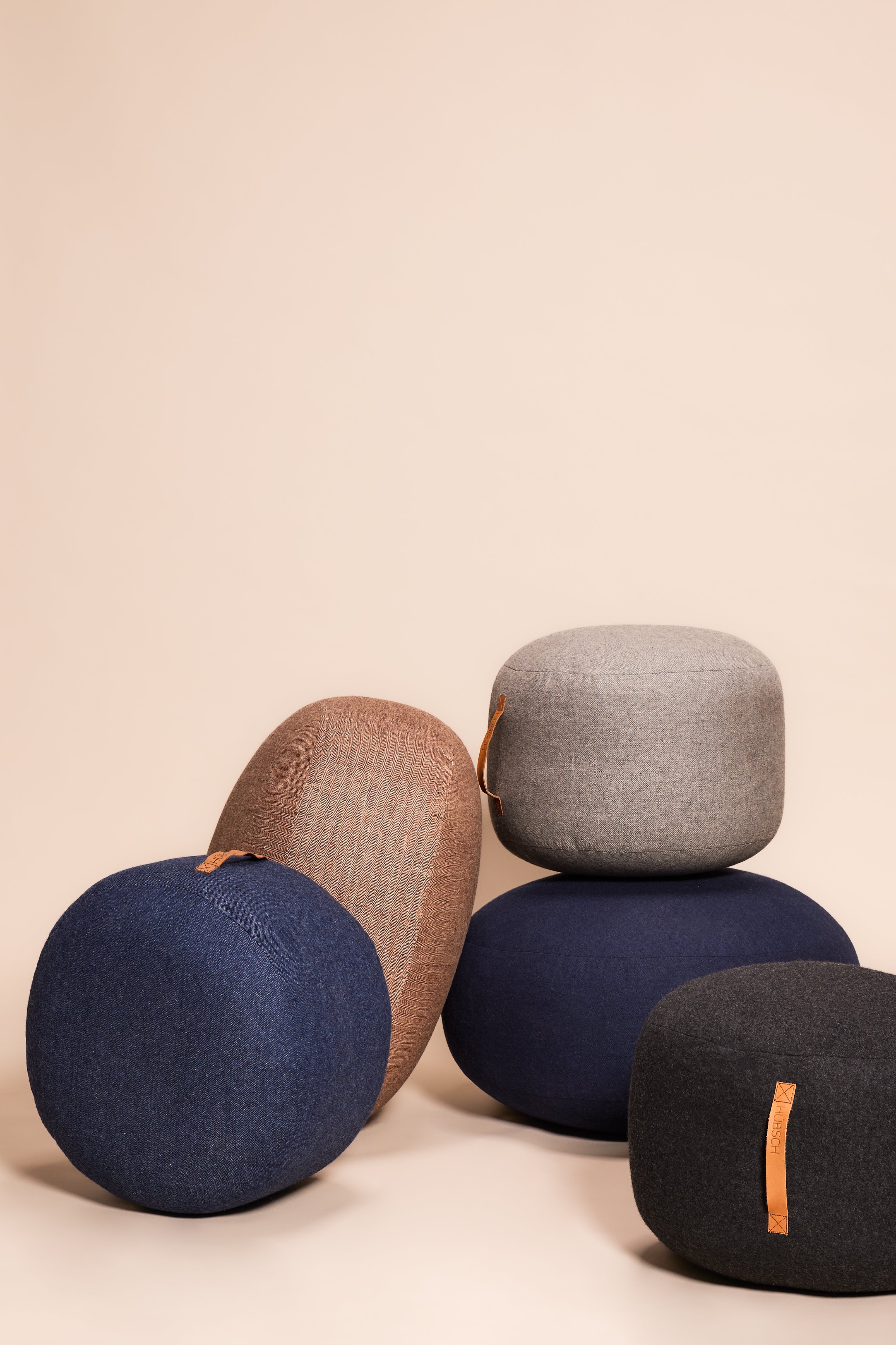 Mochi Puf Ø70 Brown - Ø70XH35cm