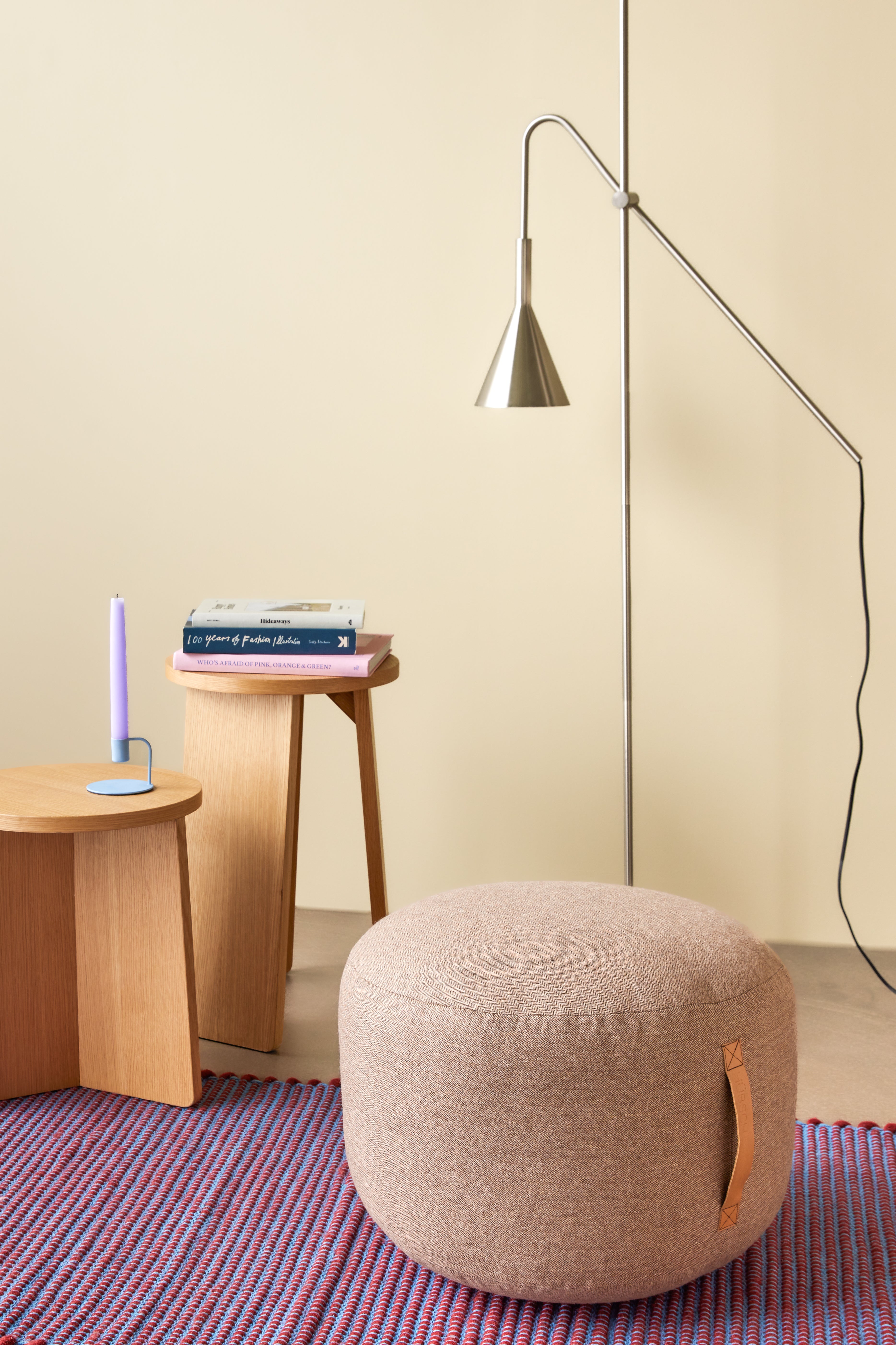 Tau Gulvlampe Nikkel - 66x167cm, E27