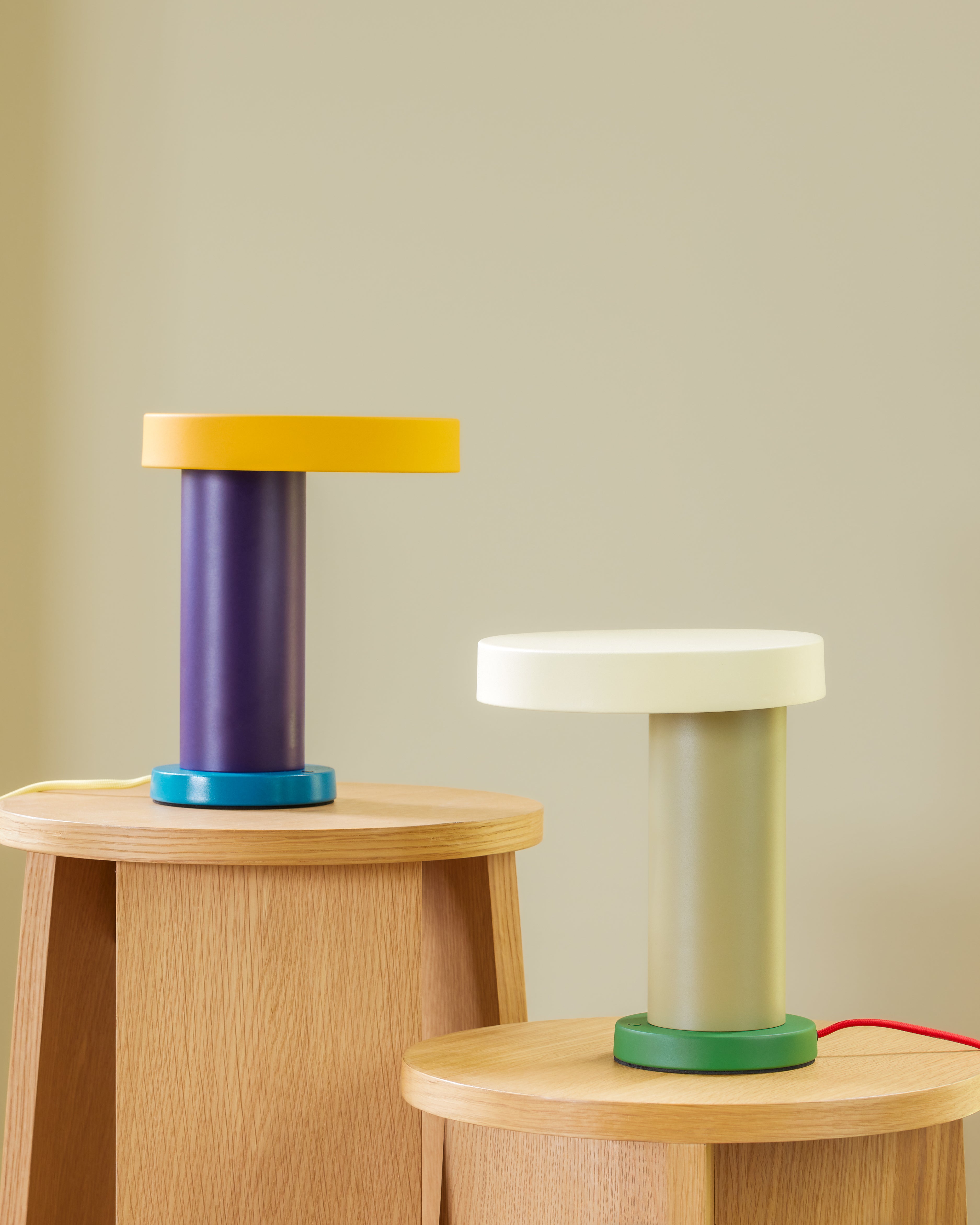 Magisk bordlampe grønn/olivengrønn - Ø20X H25cm, LED
