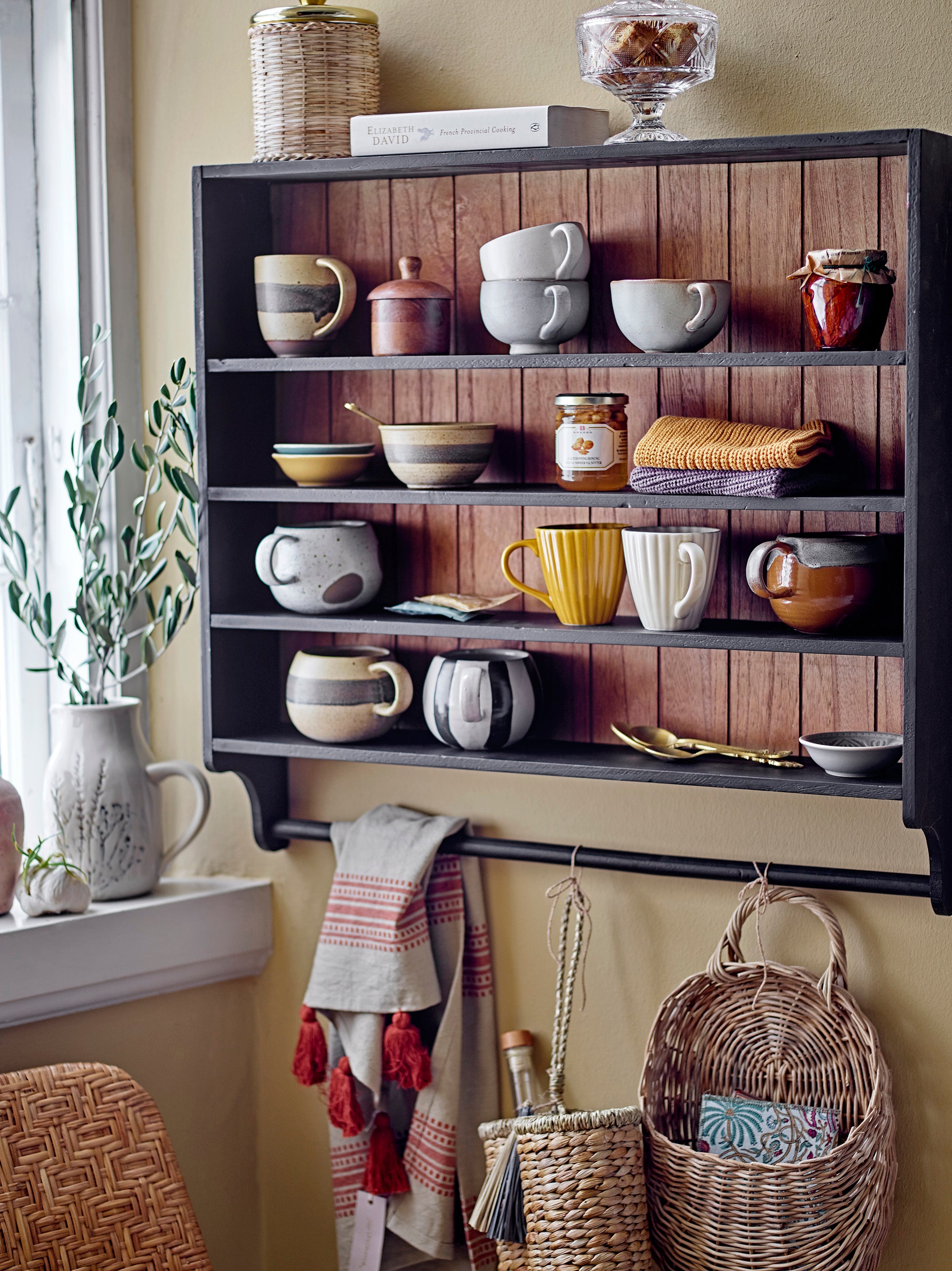 Dali -håndkle, grått, bomull