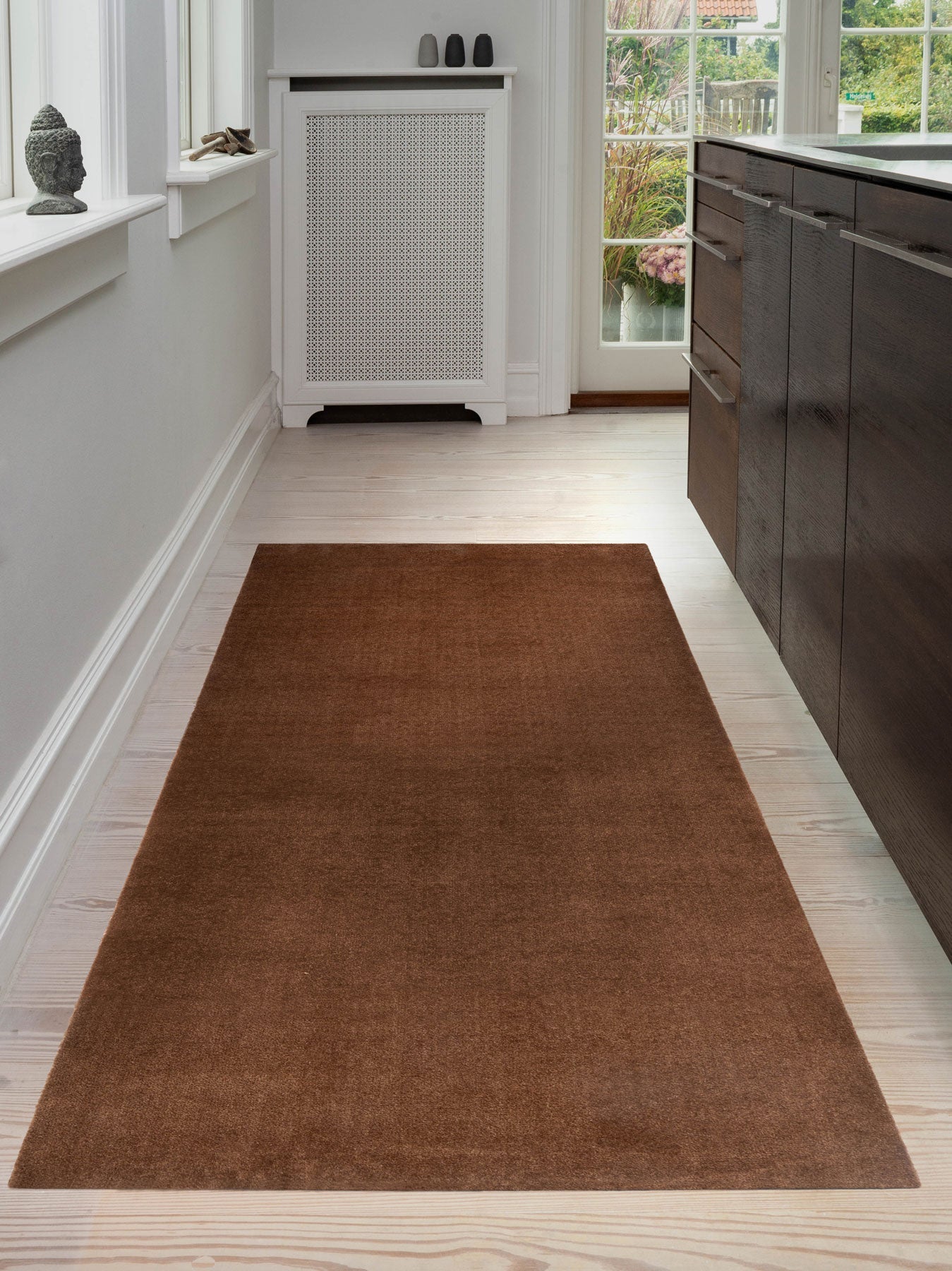 NYHED TÆPPE/MÅTTE 90 x 200 CM - UNI COLOR/COGNAC - Tica Copenhagen - DesignGaragen.dk