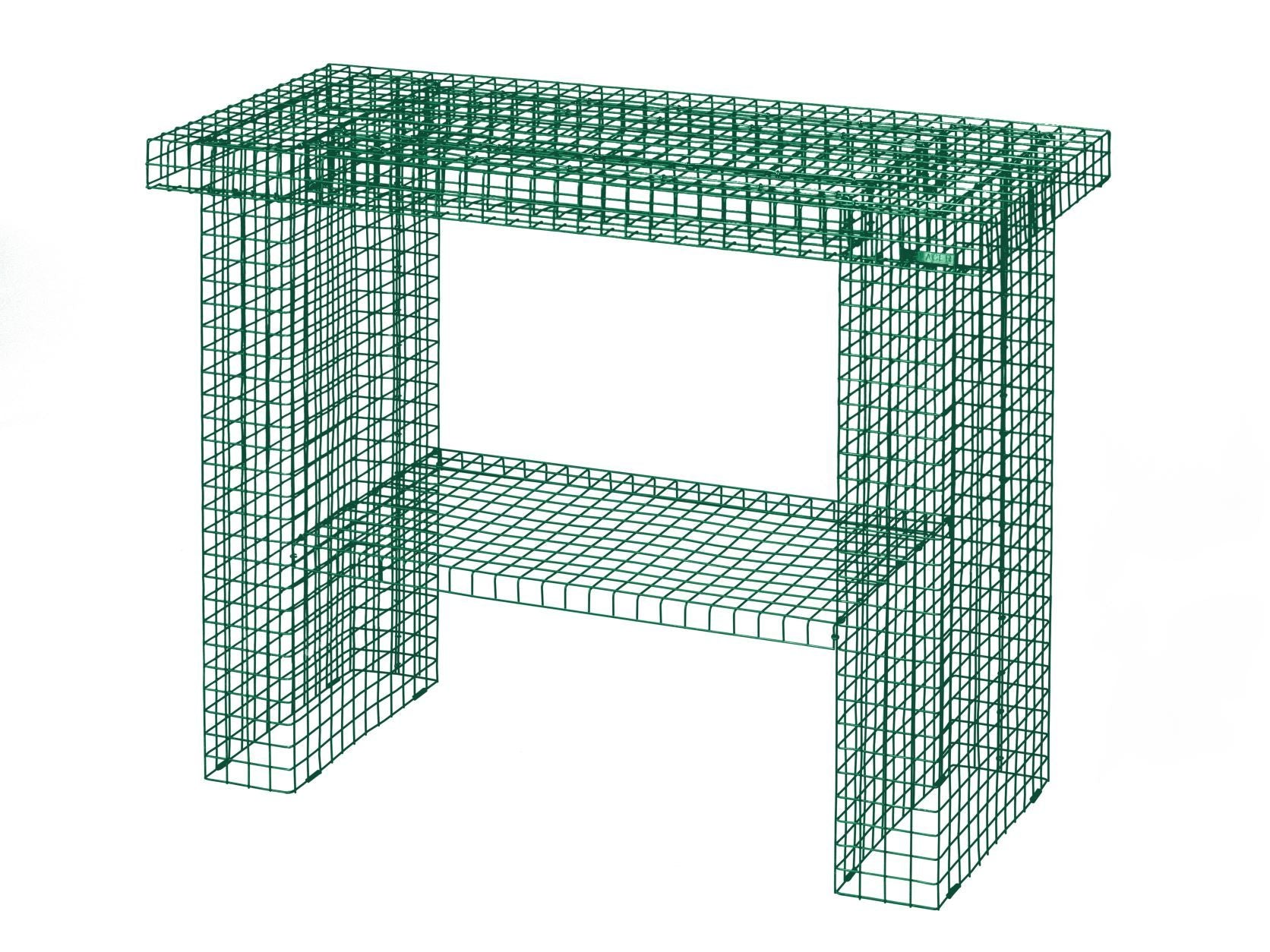 Kalager Design Console Table, Signal Green