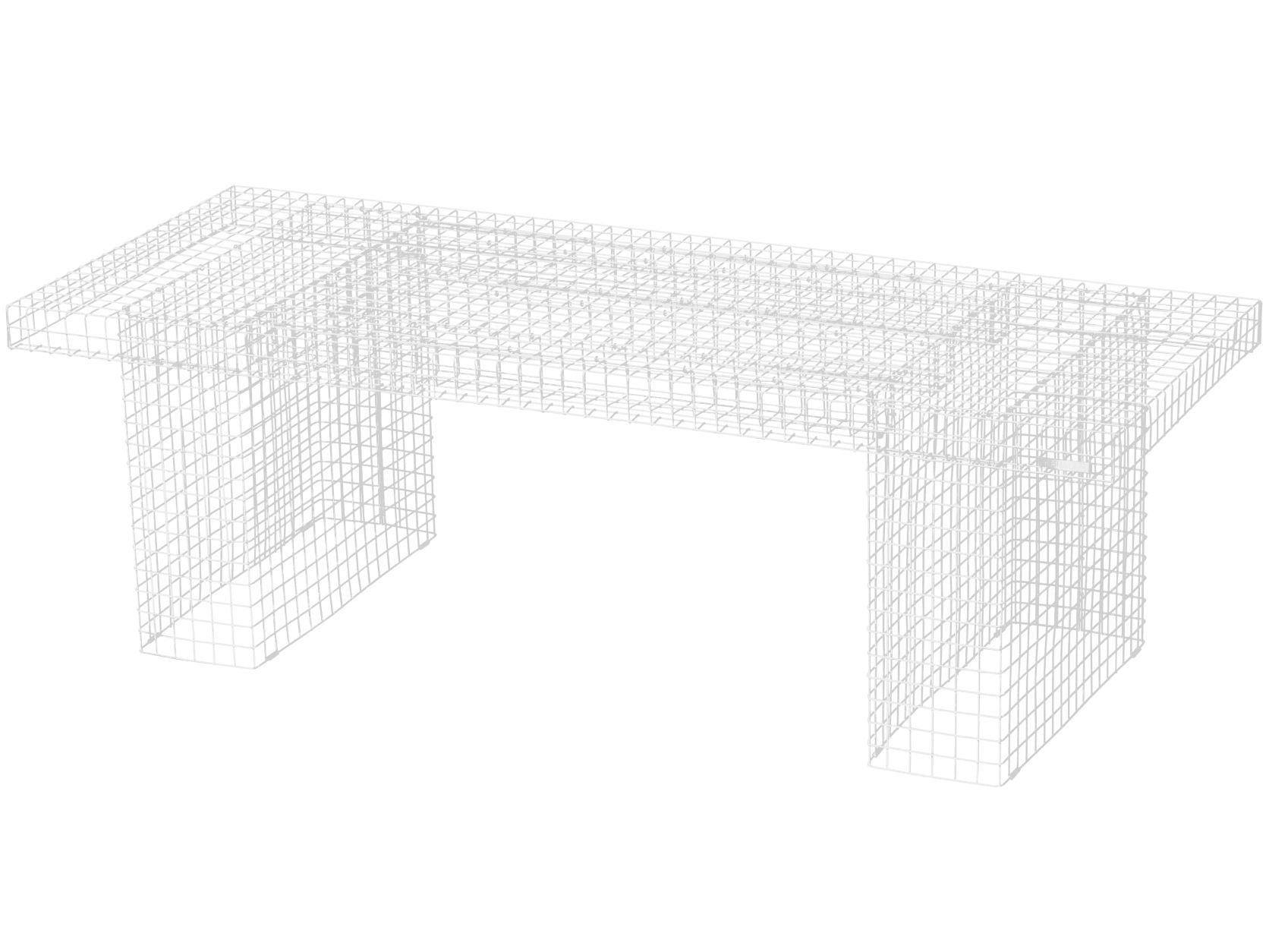 Kalager design salongbord, hvitt