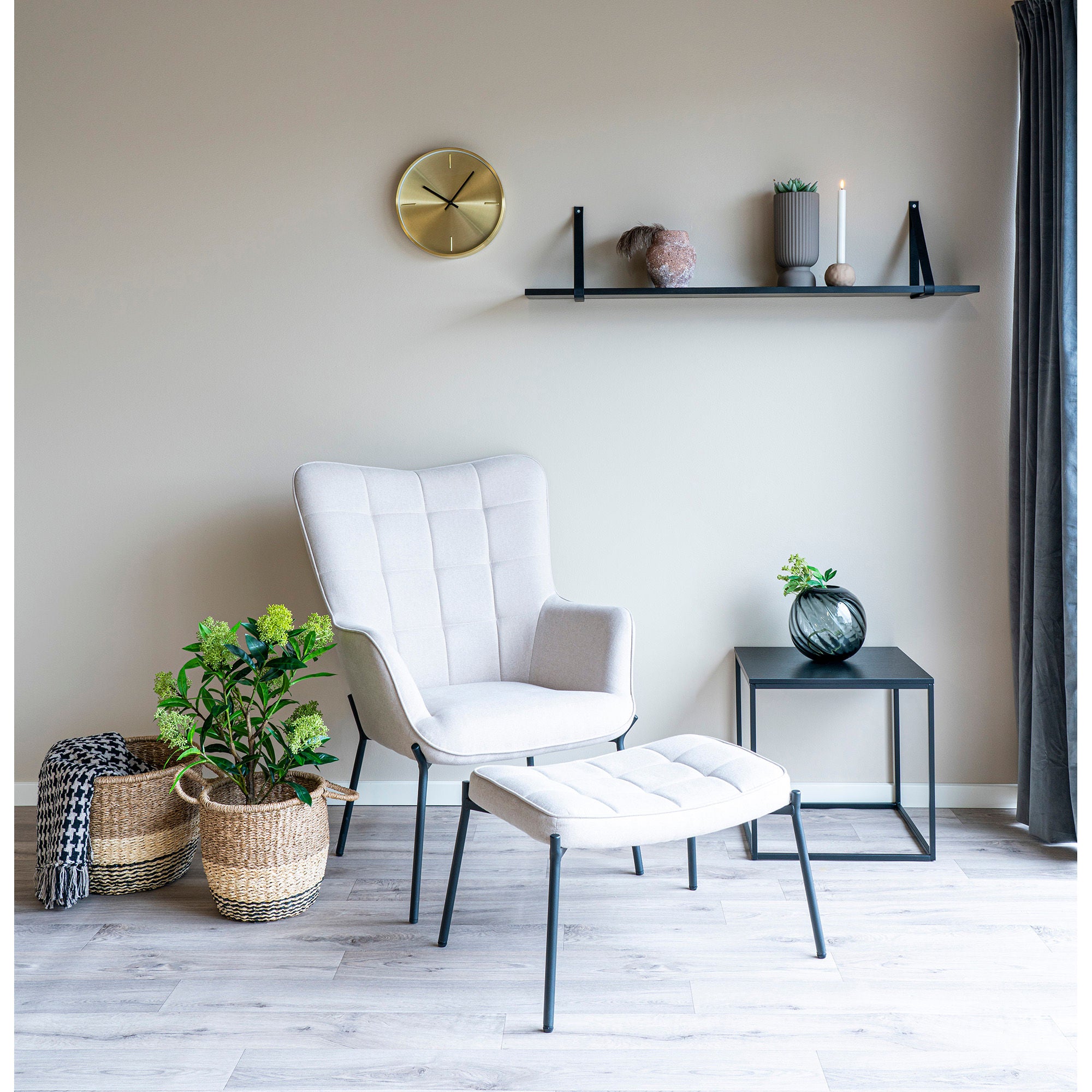 Hus Nordic Glasgow Footstool