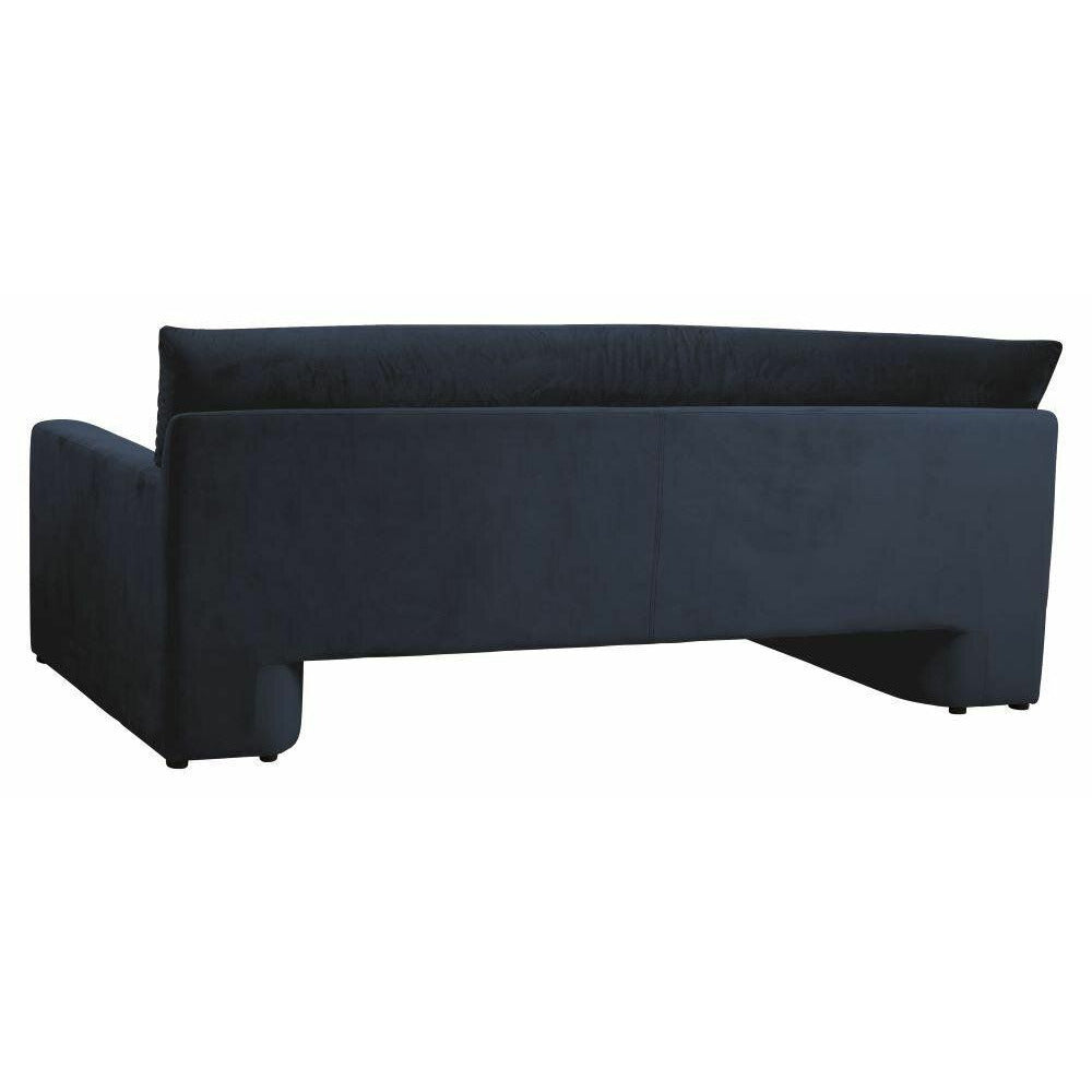 Nordal Geo Sofa med møbeltrekk i velour - L215 cm - mørkeblå