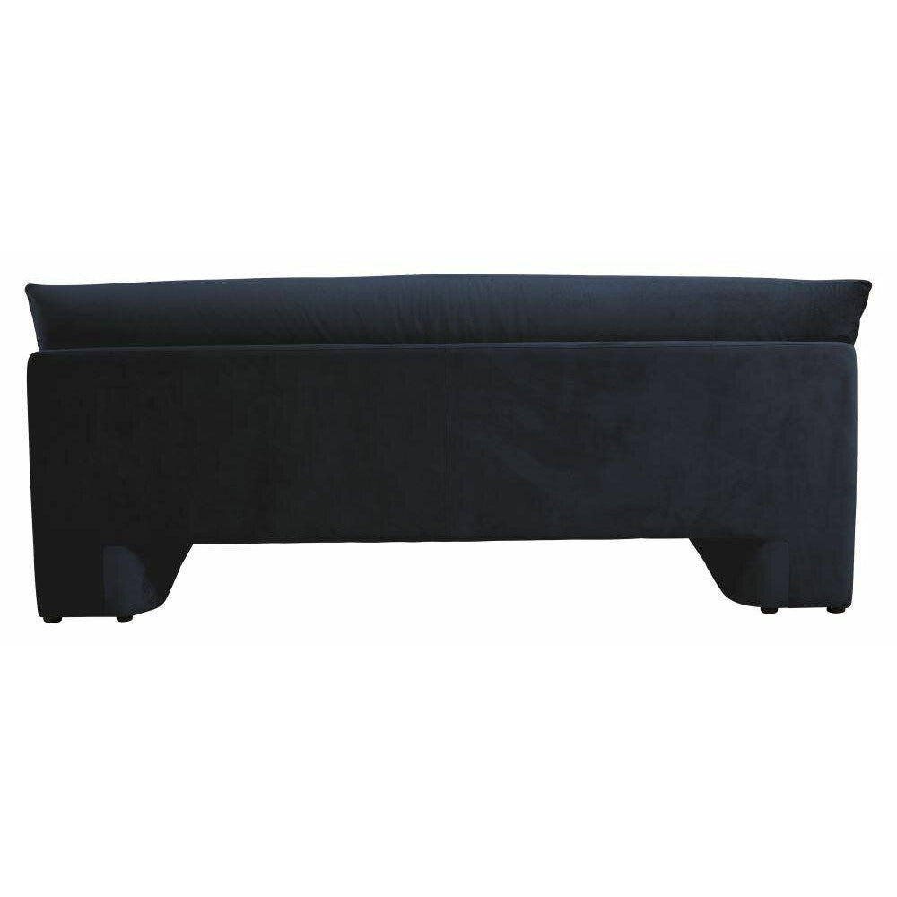 Nordal Geo Sofa med møbeltrekk i velour - L215 cm - mørkeblå