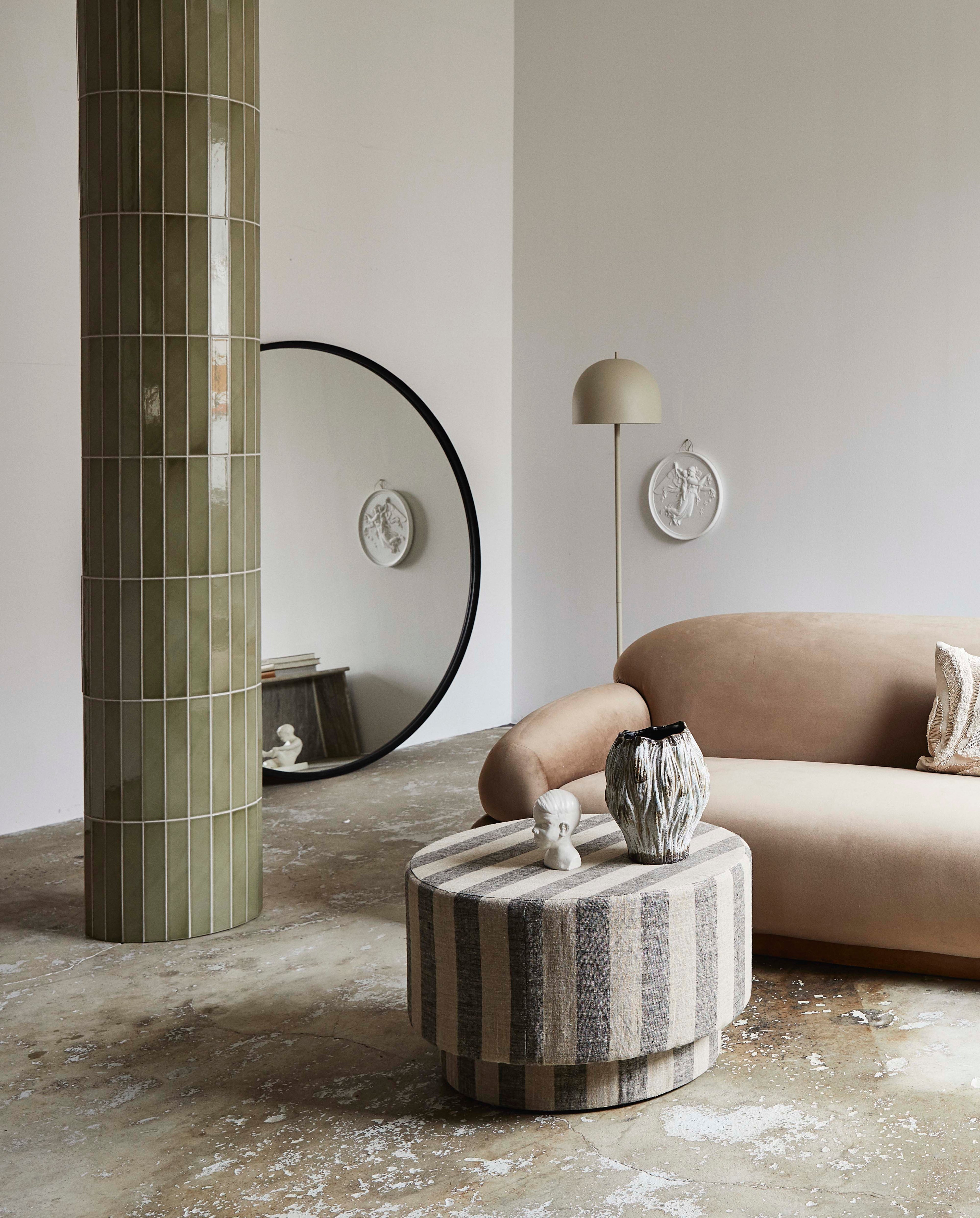 LADOGA puff - beige/grå