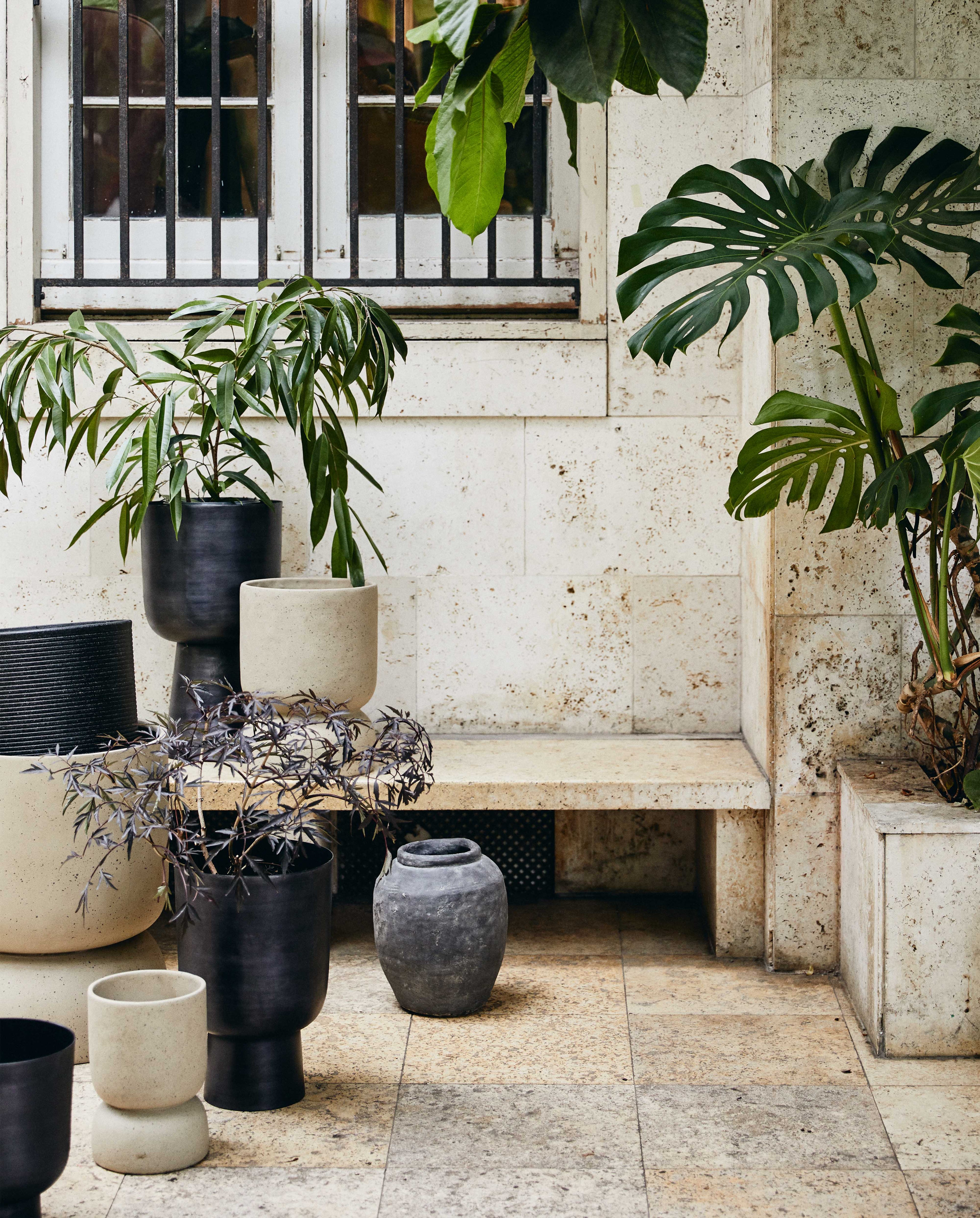 Galoa Herbal Pot, M - Anthracite