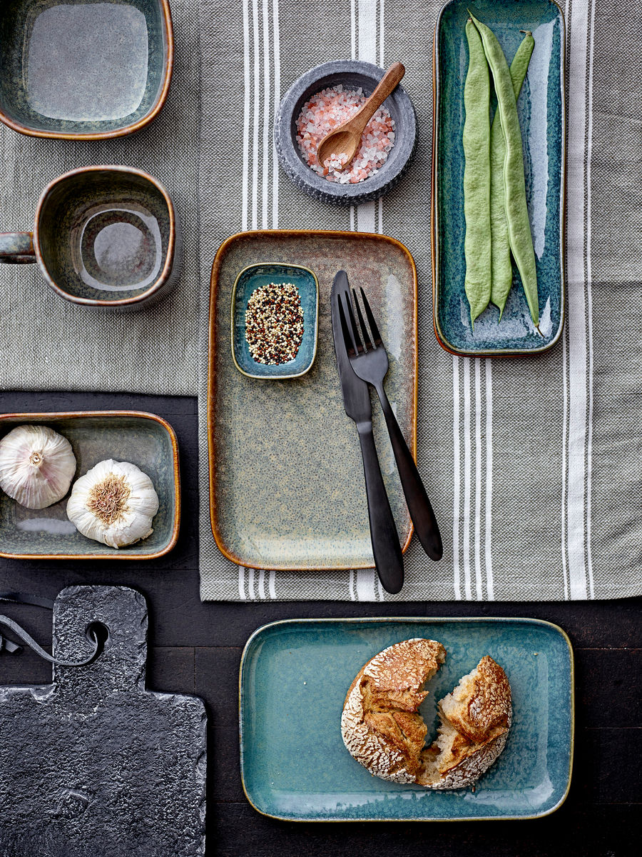 Bloomingville Aime serverer mat, grønt, steingods