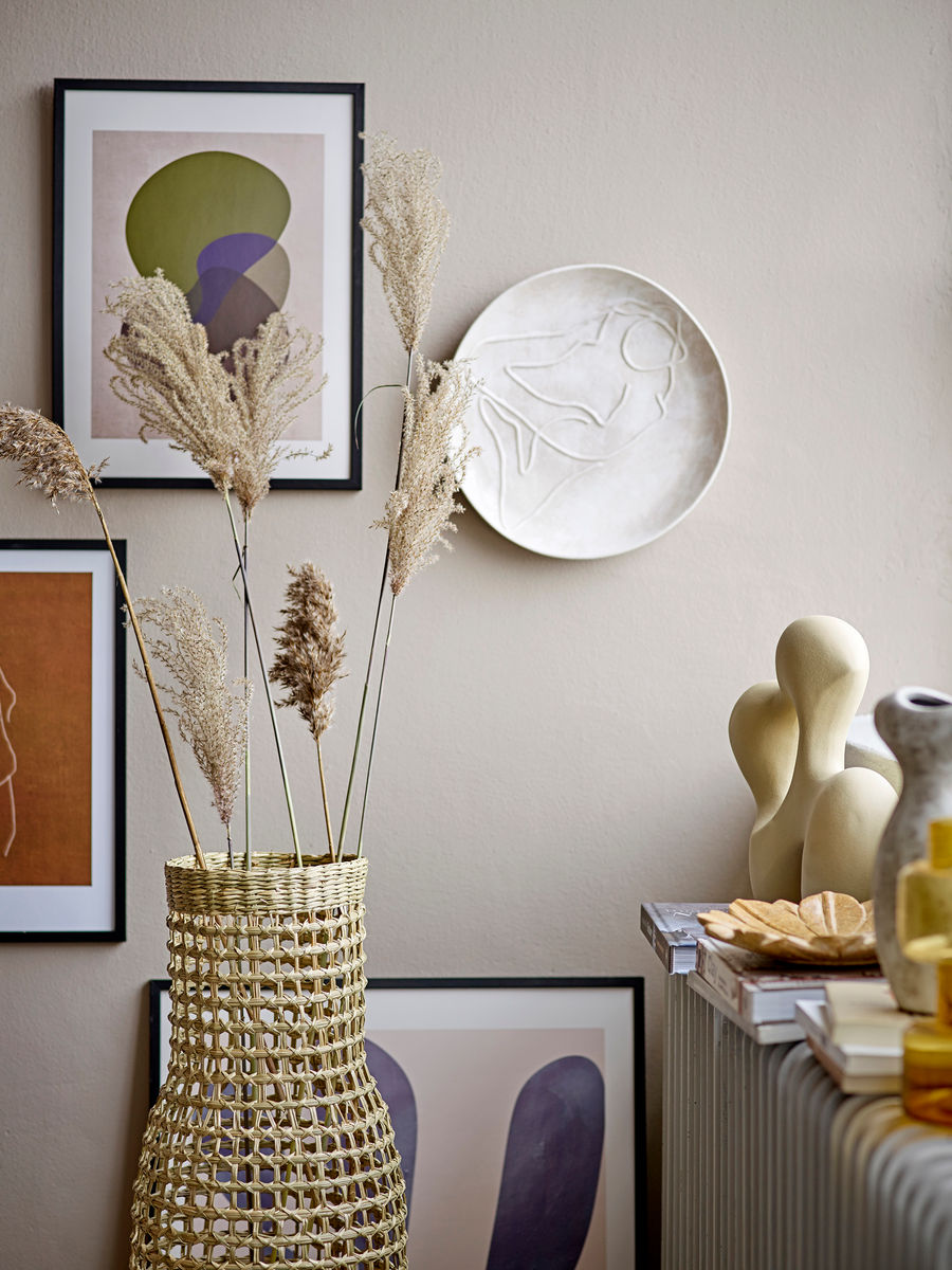 Bloomingville Nori Deko Vase, Grå, Terrakotta - Bloomingville - DesignGaragen.dk