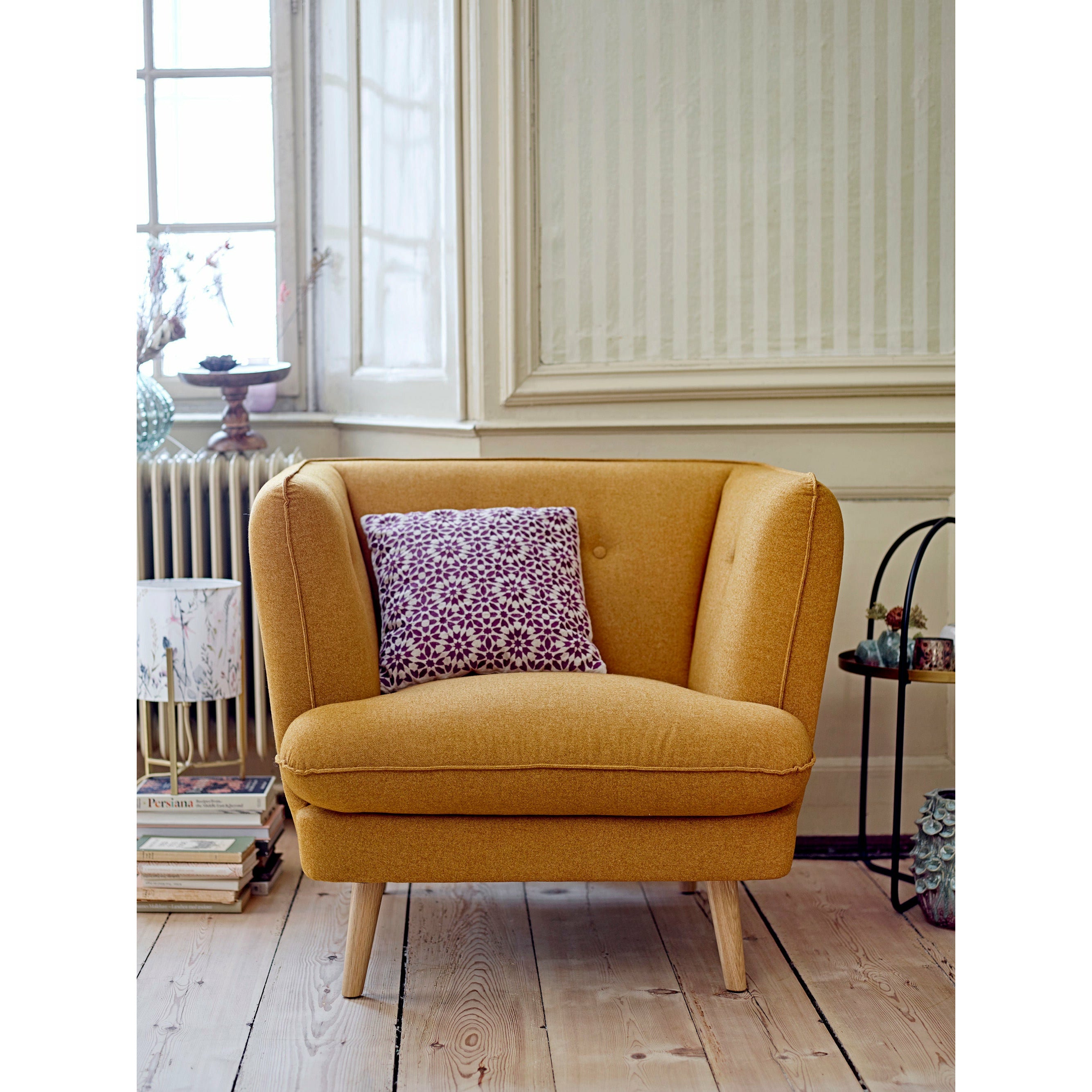 Bloomingville Ins Bakke Bord, Guld, Metal - Bloomingville - DesignGaragen.dk