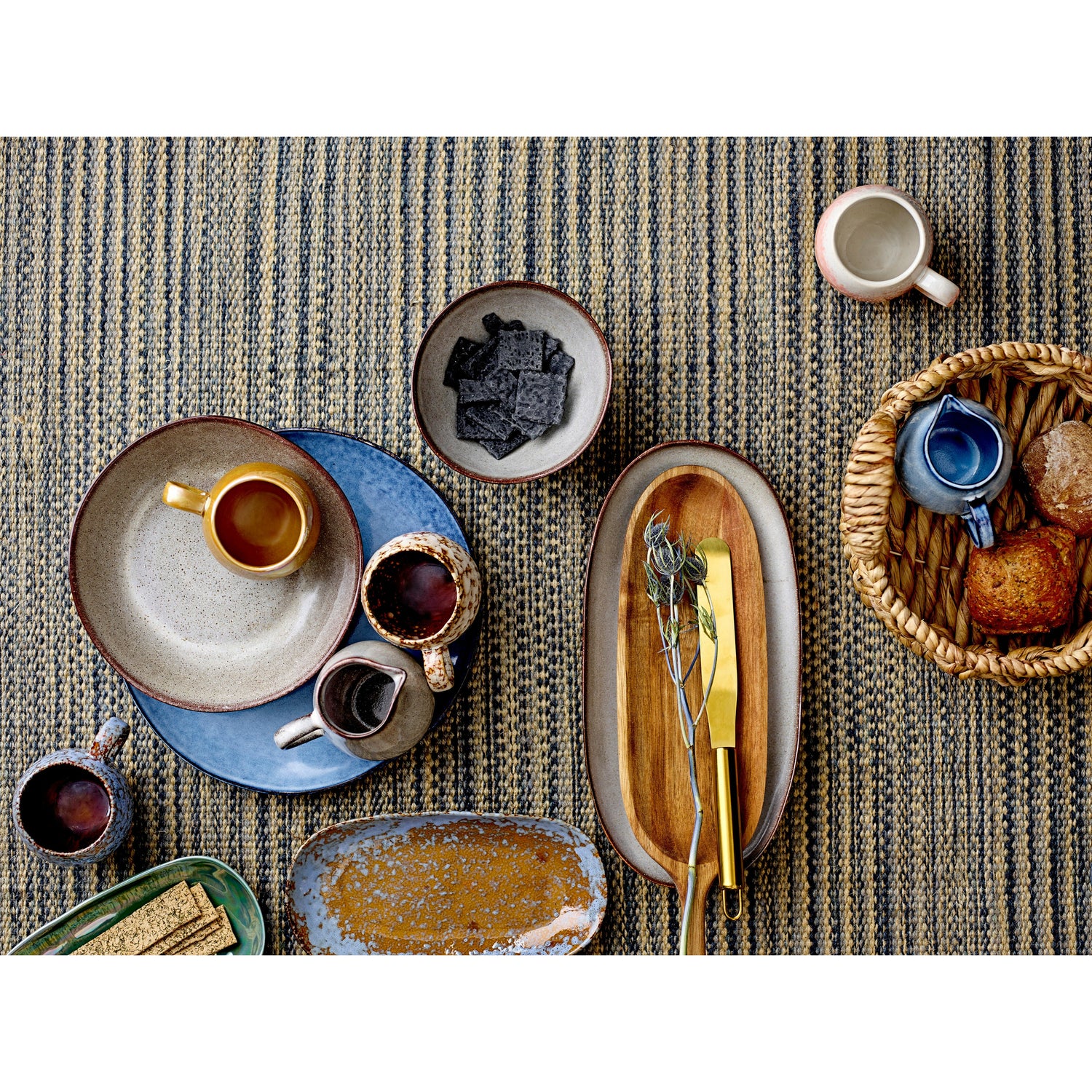 Bloomingville Sandrine Serveringsfad, Grå, Stentøj - Bloomingville - DesignGaragen.dk