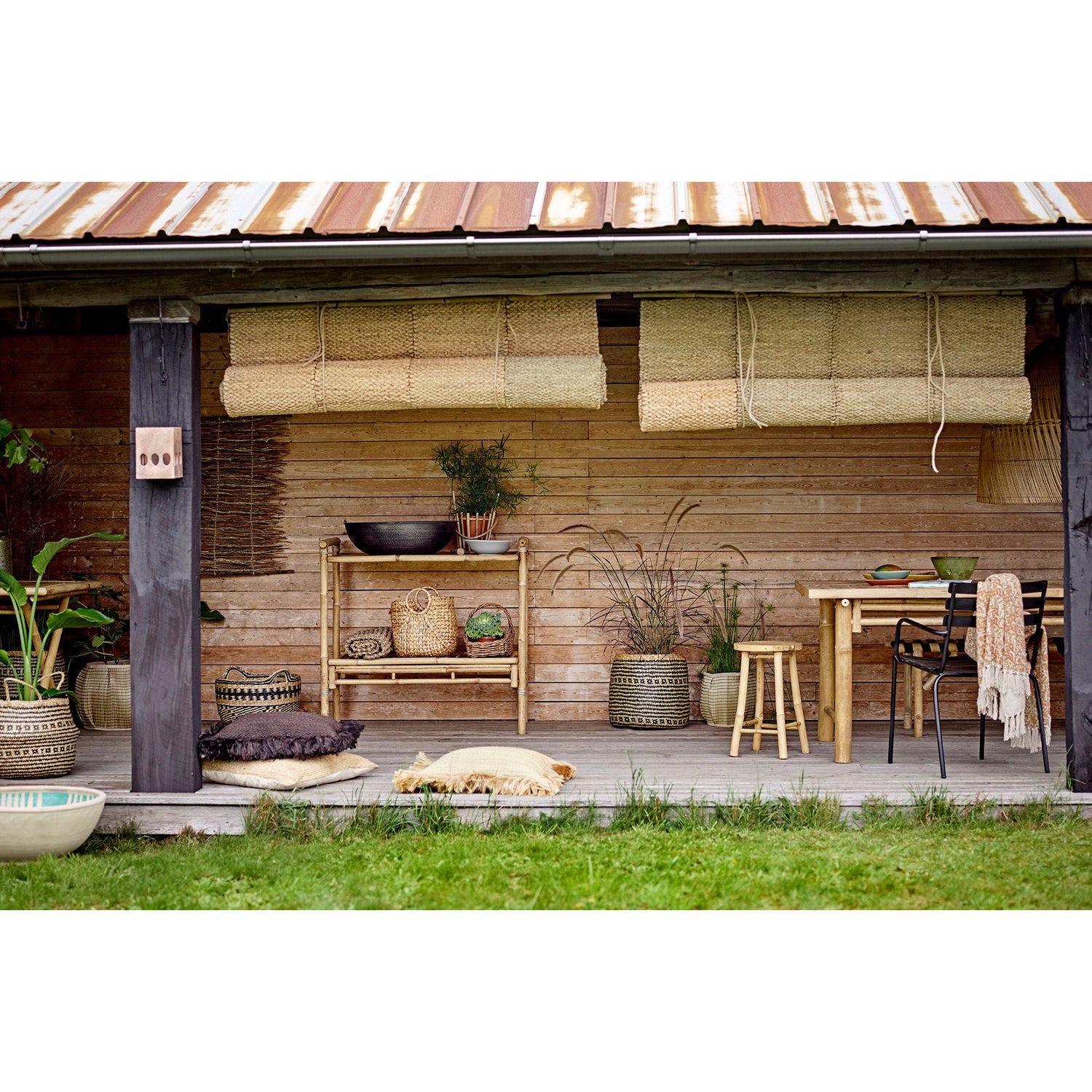 Bloomingville Diora Basket, Natur, Søgræs - Bloomingville - DesignGaragen.dk