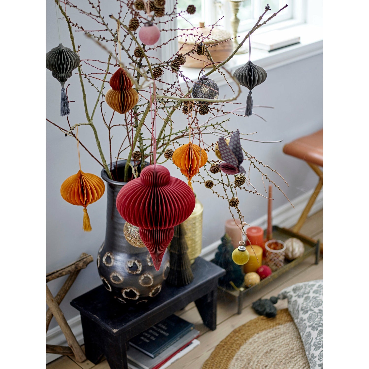 Bloomingville Gorm Deko Vase, Sort, Terrakotta - Bloomingville - DesignGaragen.dk