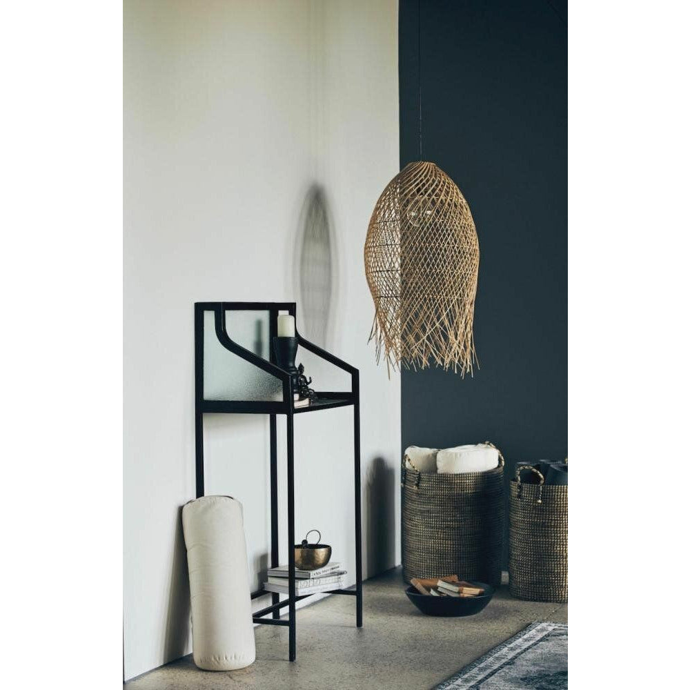 Nordal LAUDY vasketøjskurve i søgræs med låg - 2 stk - natur - Nordal - DesignGaragen.dk