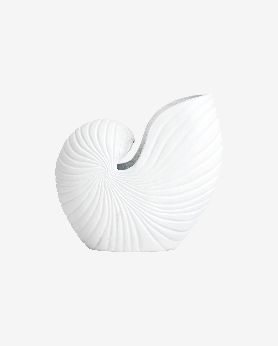 Rakitu Flower Vase - Conch - H25 cm - hvit