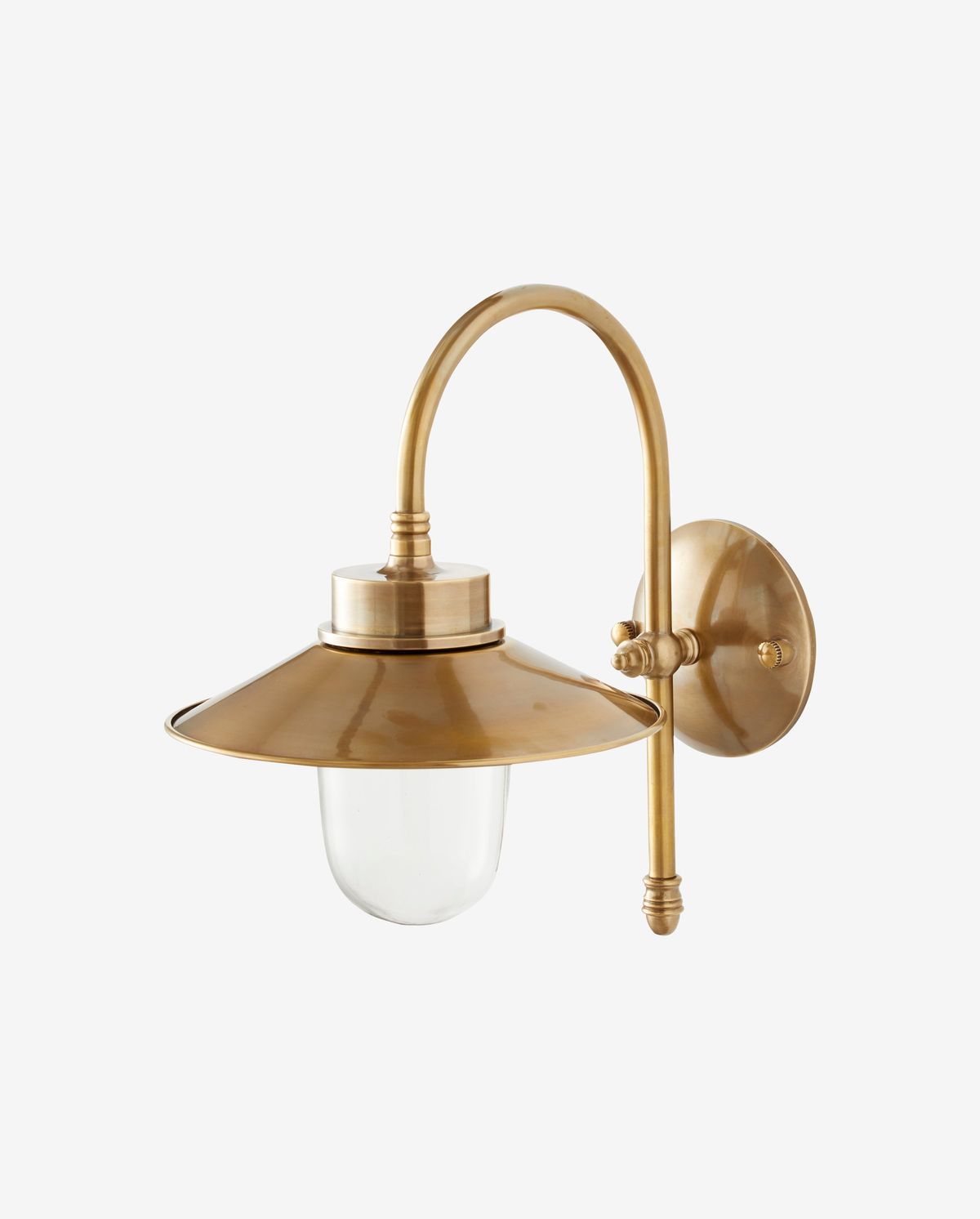 Lason vegglampe, utendørs - messing