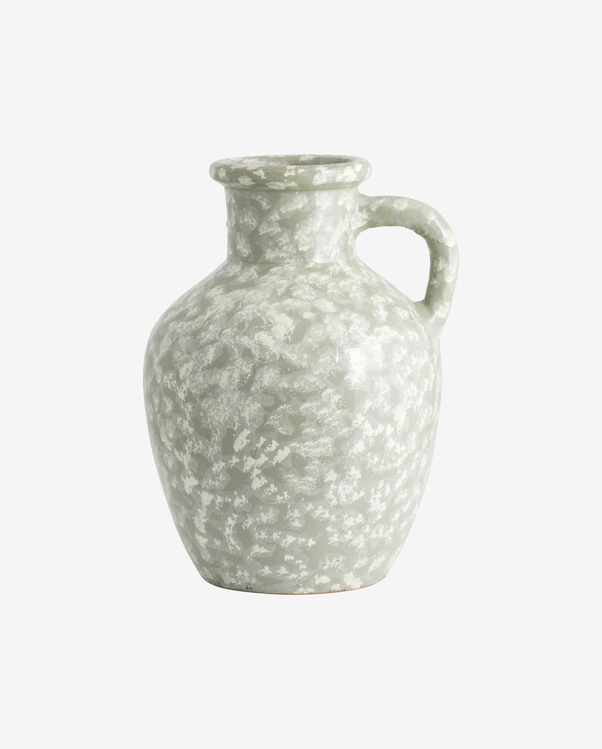 Batam vase, glasert - grå