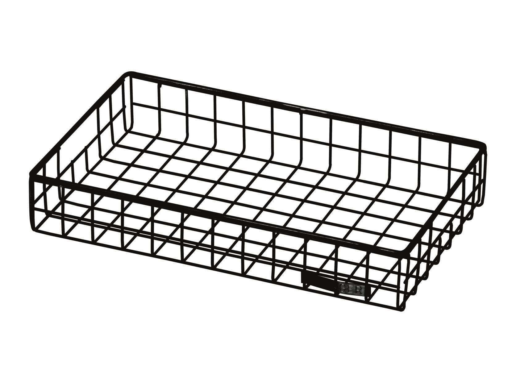 Kalager Design Wire Tray, liten, svart