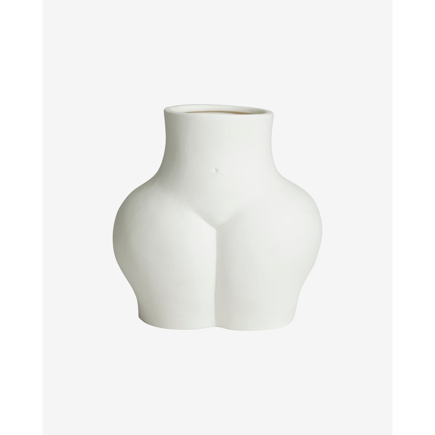 Avaji underkropp - Vase i keramikk - H23 cm - hvit