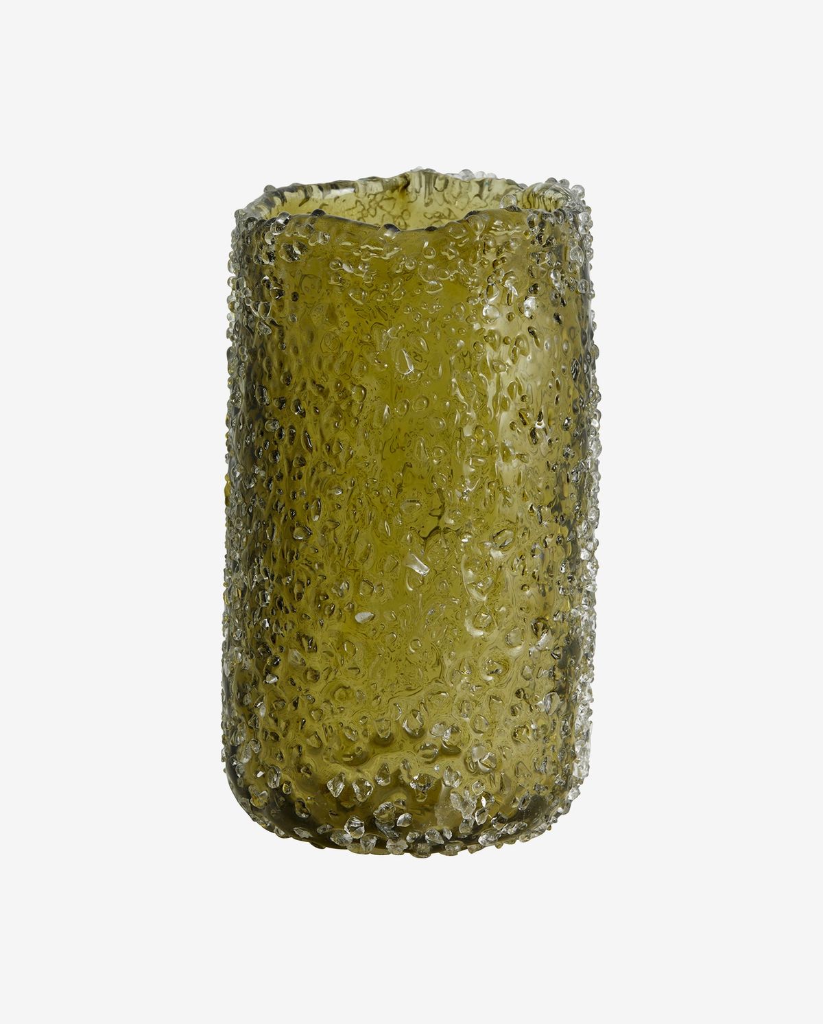 Clyde glassvase - H19,5 cm - grønn