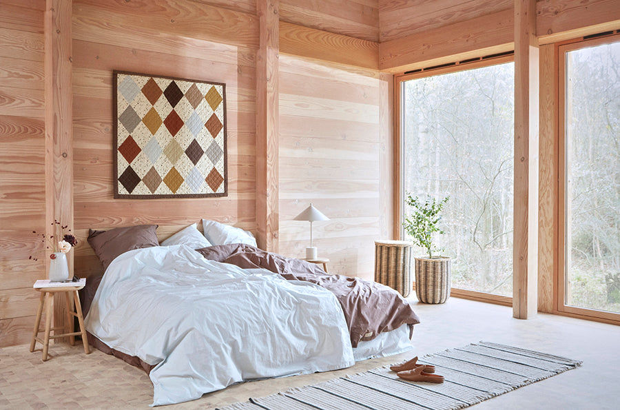 Oyoy levende stripet vaskeri - natur / svart