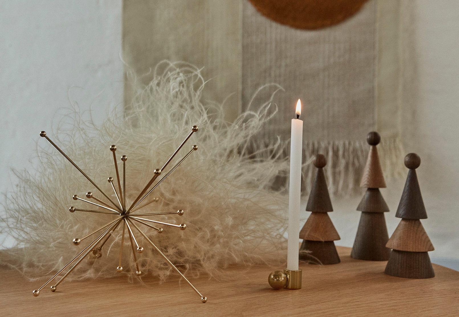 Oyoy Living Palloa Candlestick - Liten - Messing