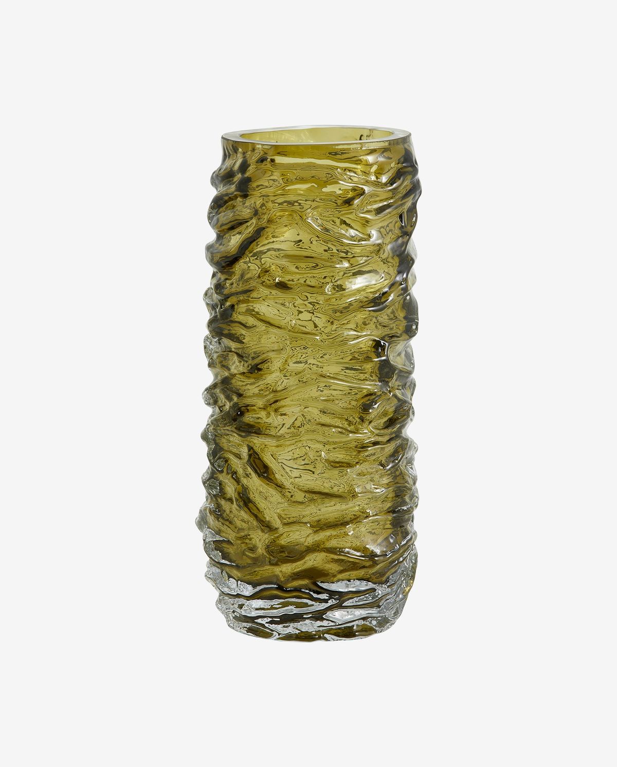 Maio glassvase - H28 cm - grønn