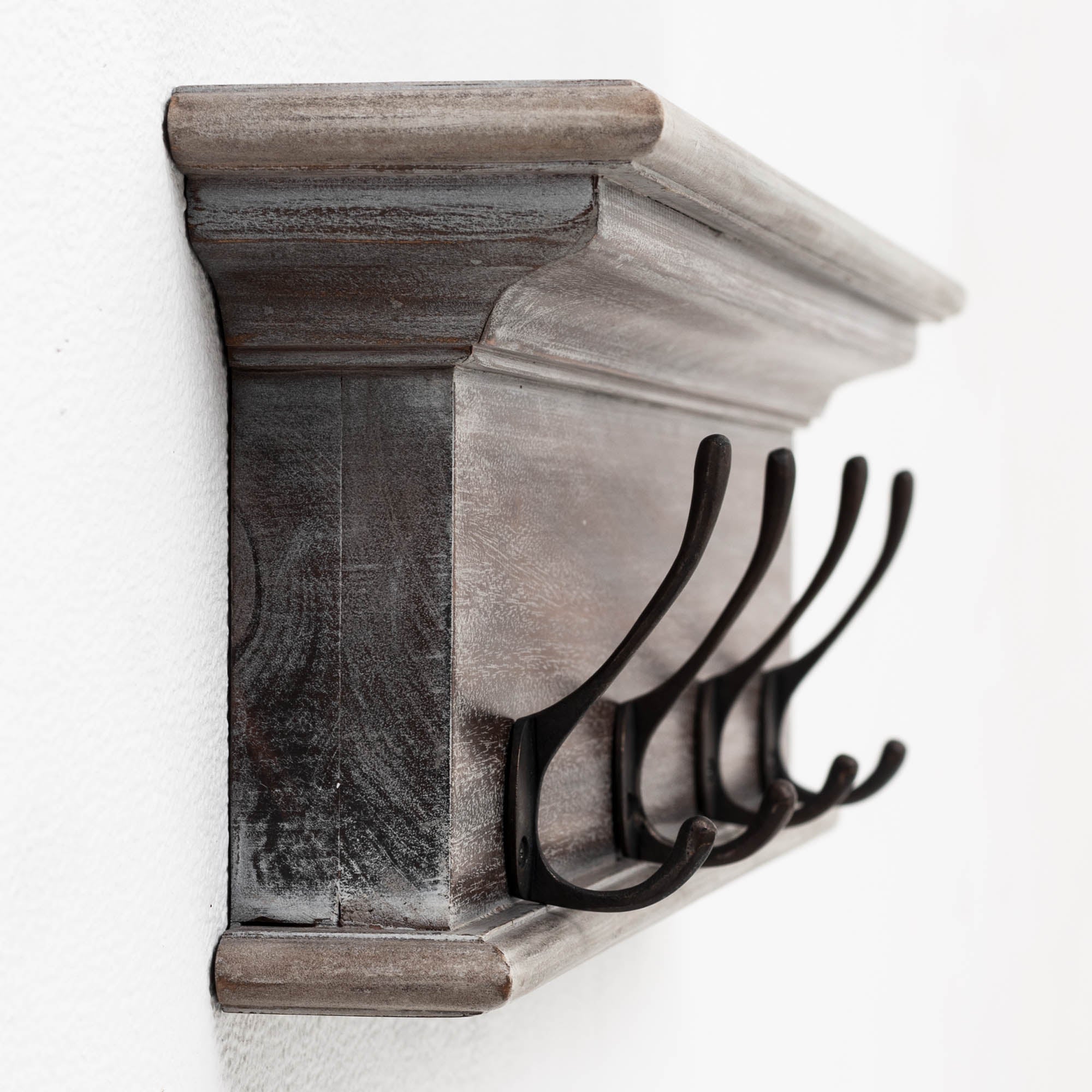 Halifax Knagerække Farve 4 Kroge Naturlig Wash - NovaSolo - DesignGaragen.dk