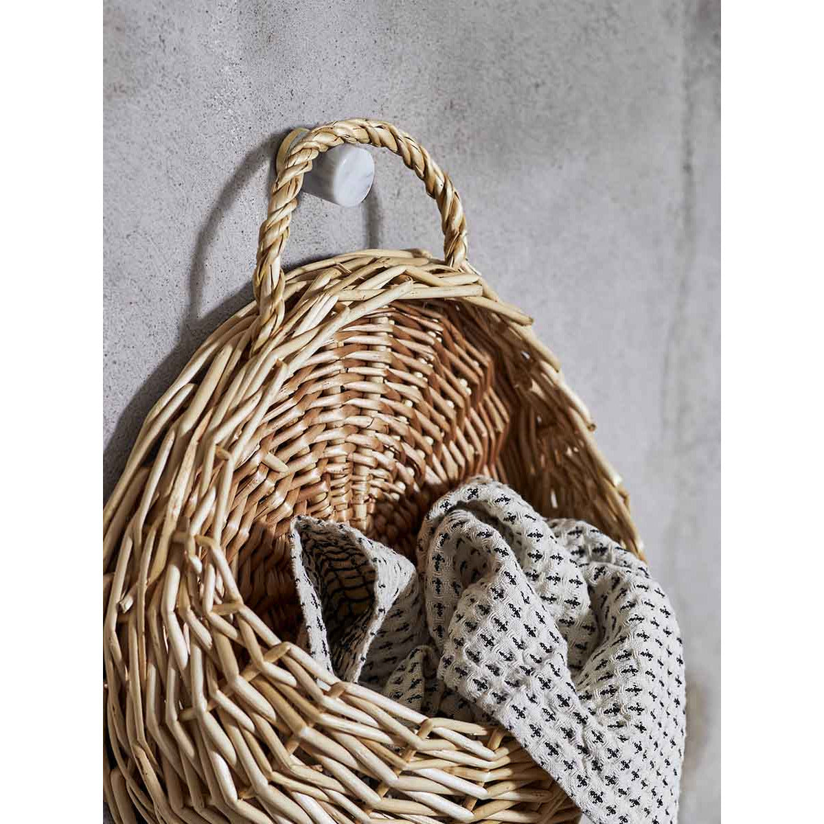 MARBLE knage - hvid marmor - Ø2,5 cm - MOUD HOME - DesignGaragen.dk