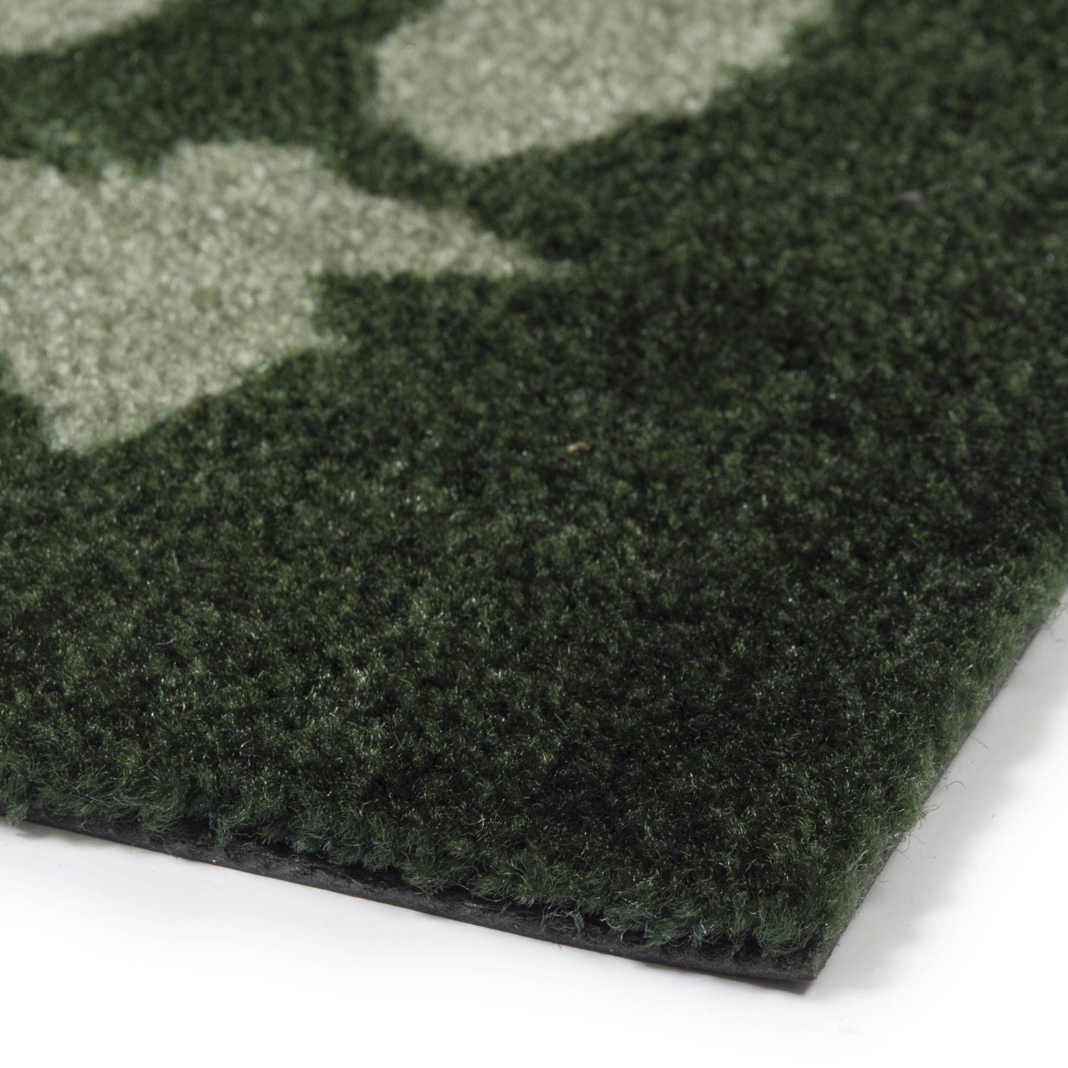 GULVMÅTTE 67 x 200 CM - LEAVES/DARK GREEN - Tica Copenhagen - DesignGaragen.dk