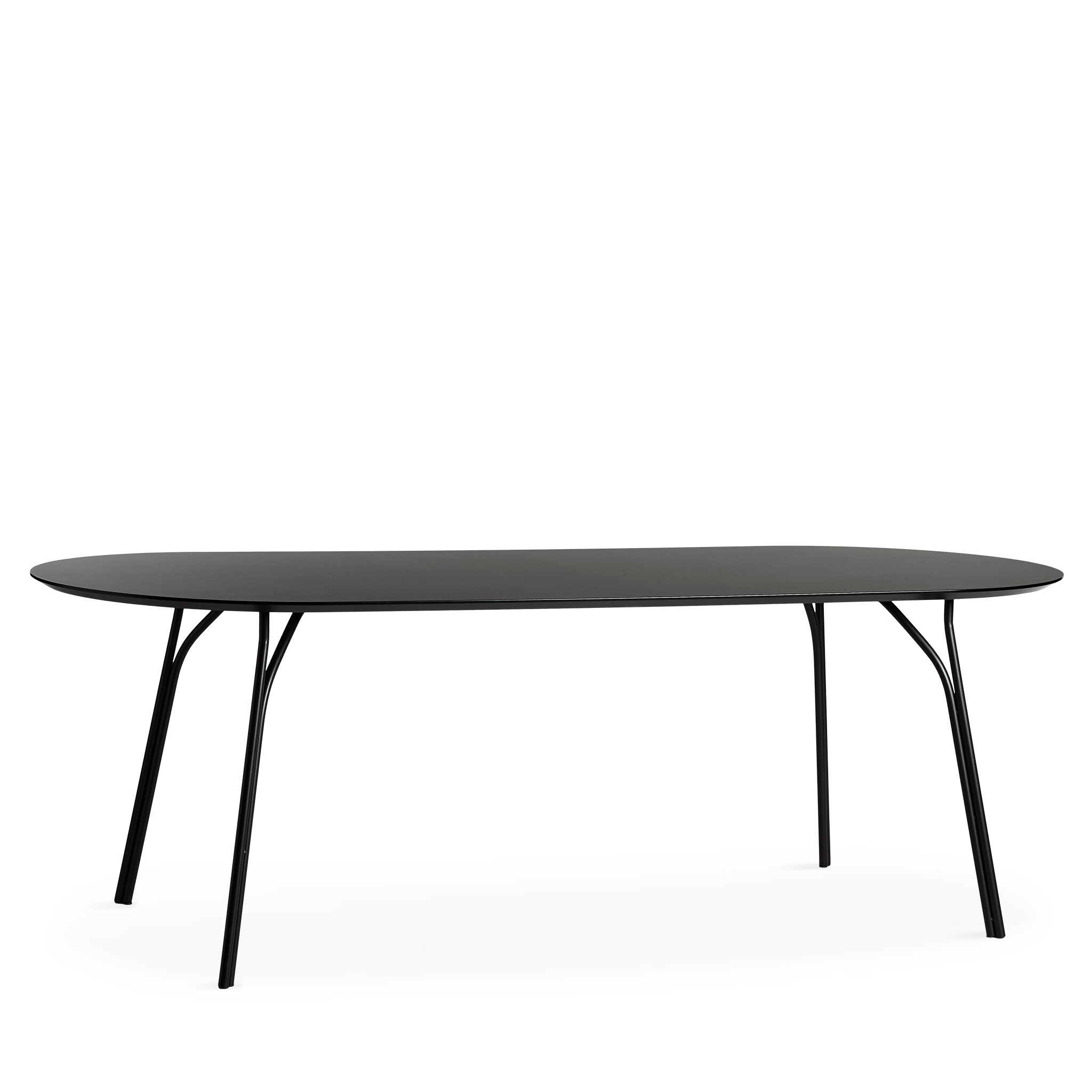 WOUD - Tree dining table (220 cm) - Charcoal black/black - WOUD - DesignGaragen.dk