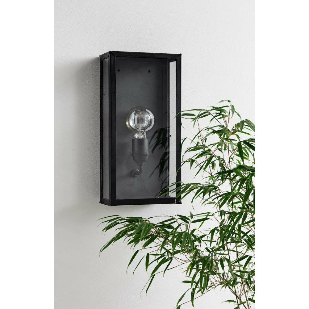EOS vegglampe / utendørs lampe - H40 cm - svart