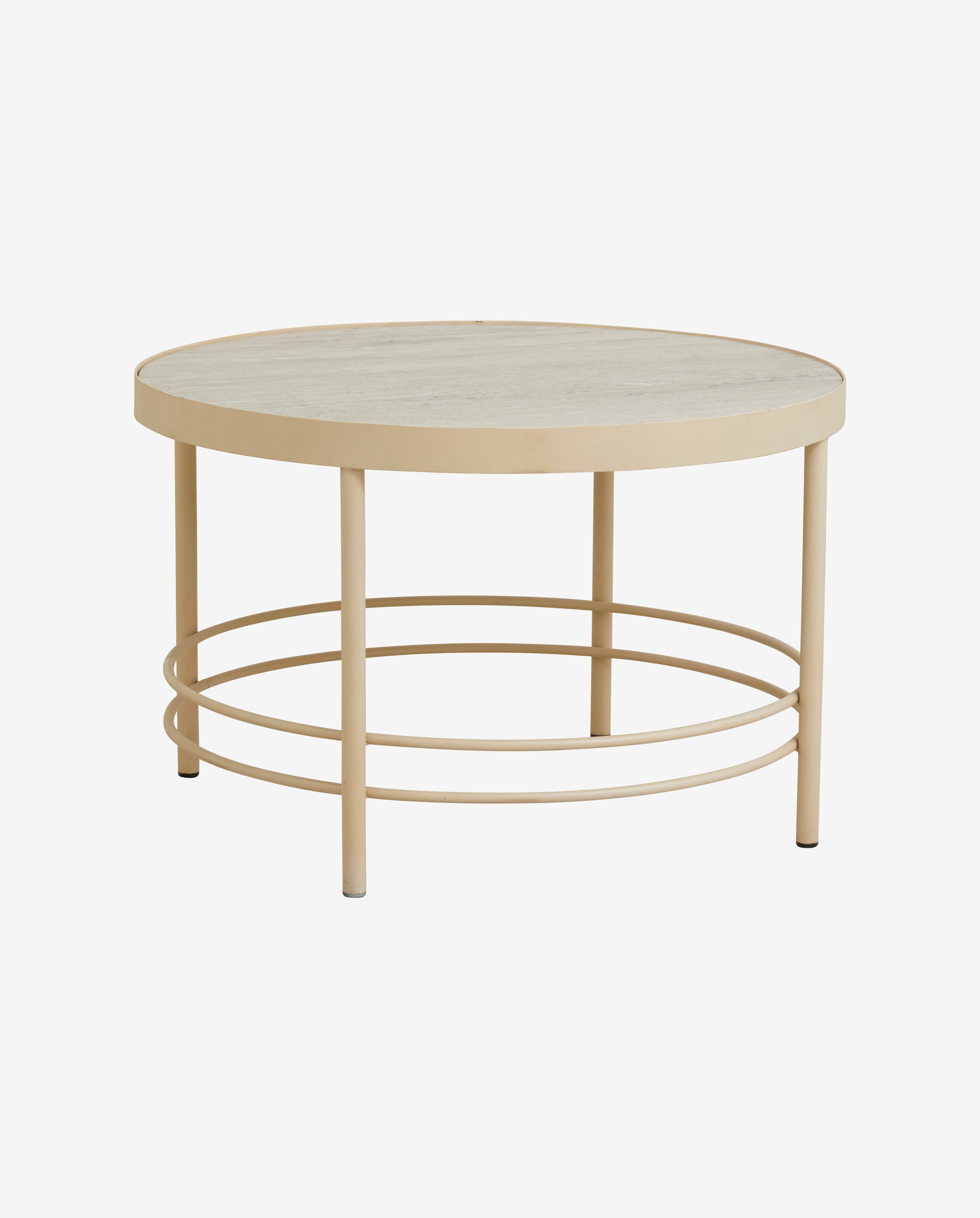 Jungo Round salongbord - Ø80 cm - sand