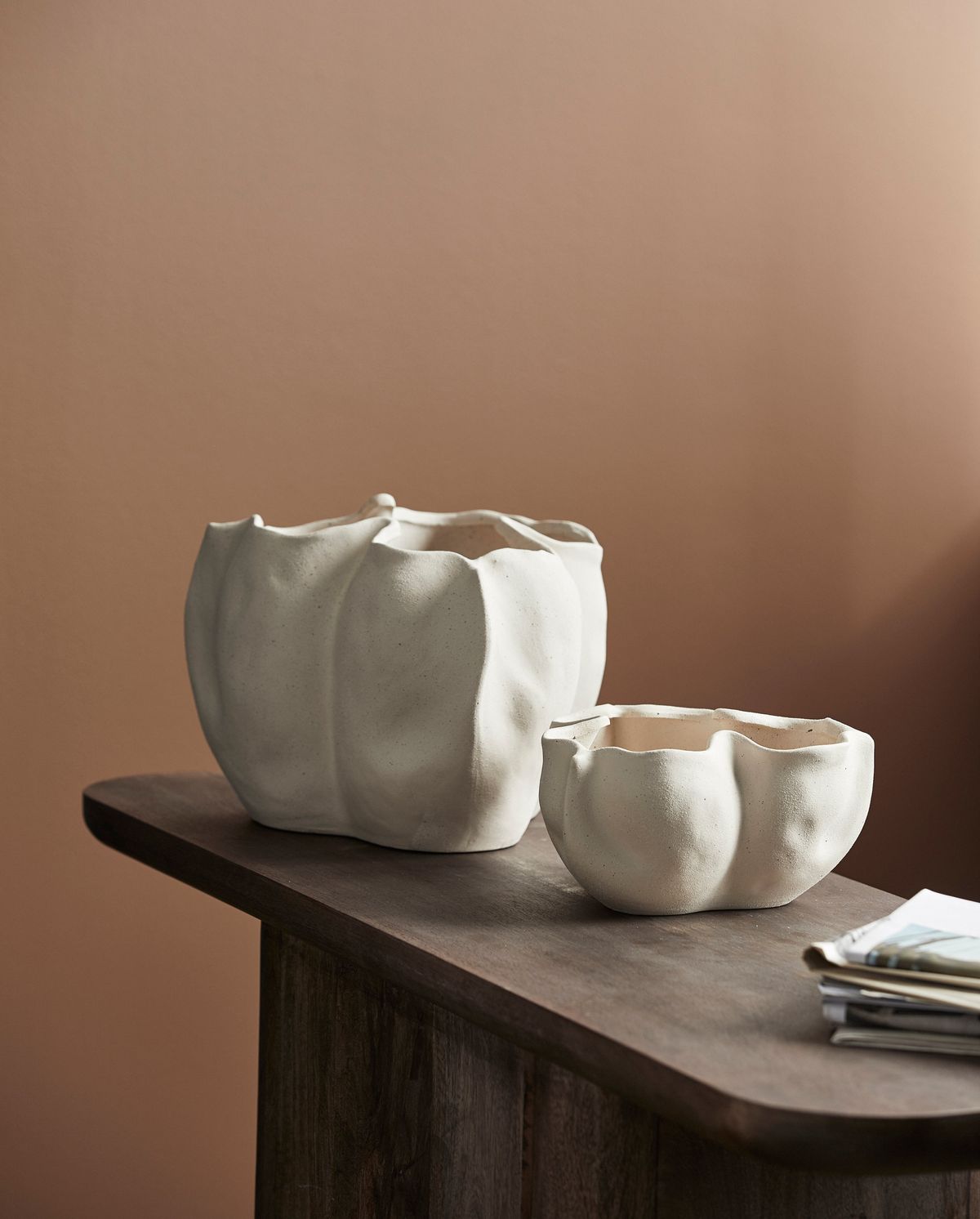 Isabela Bowl/Herbal Pot Ø33 cm - Krem