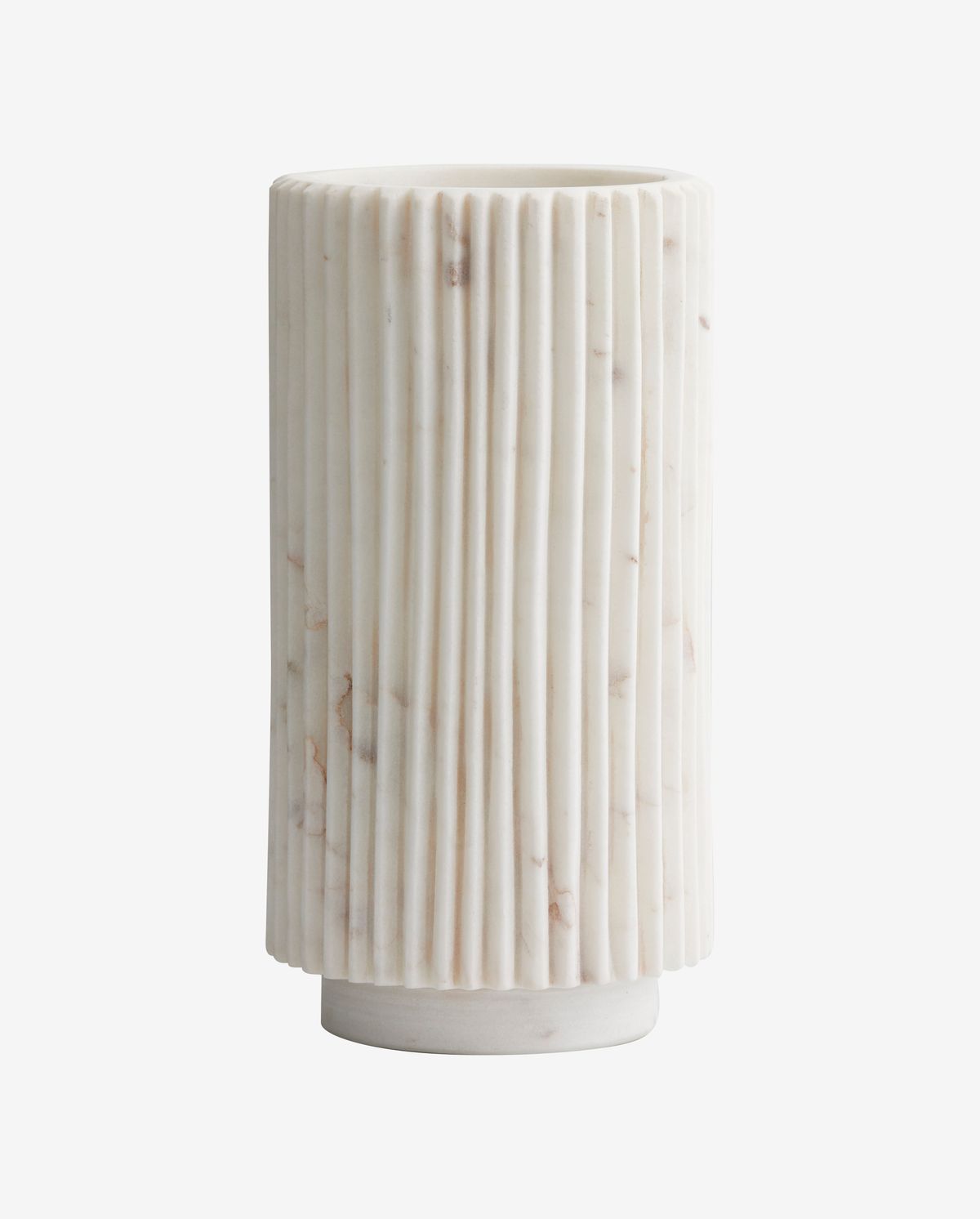 Loon Vase - hvit marmor