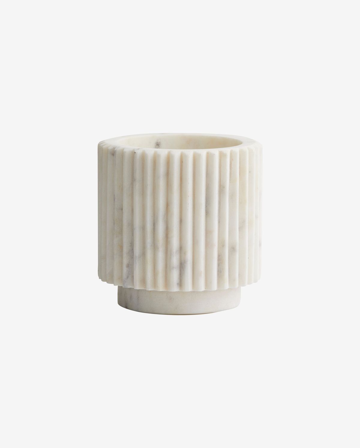 Loon Herbal Pot - Hvit marmor