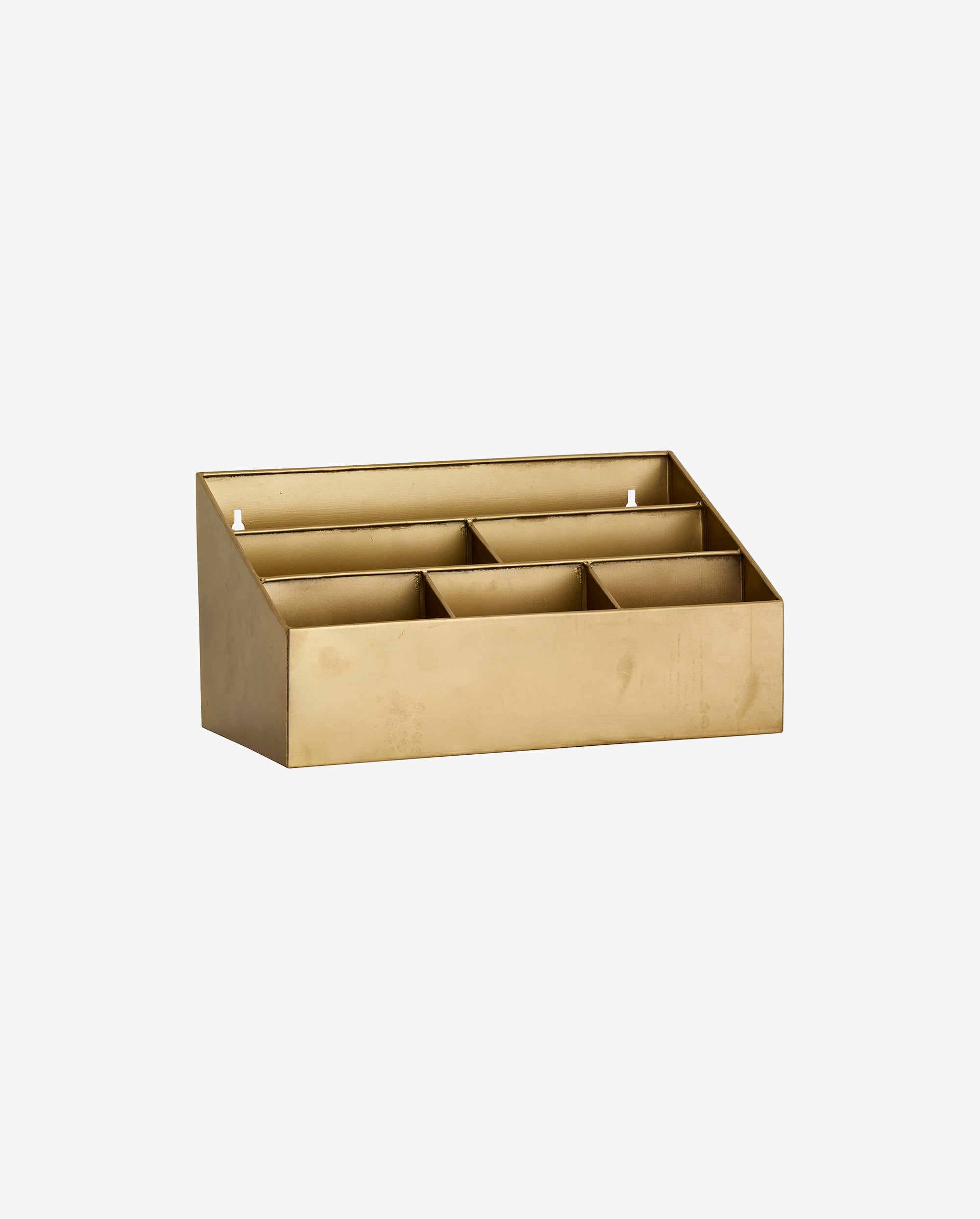 Adasi lagringskurv i jern. 40x23 cm - gullfinish