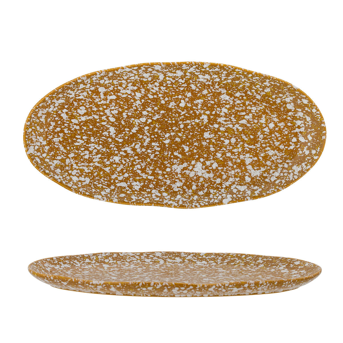 Bloomingville Carmel serveringsfat, brunt, steingods