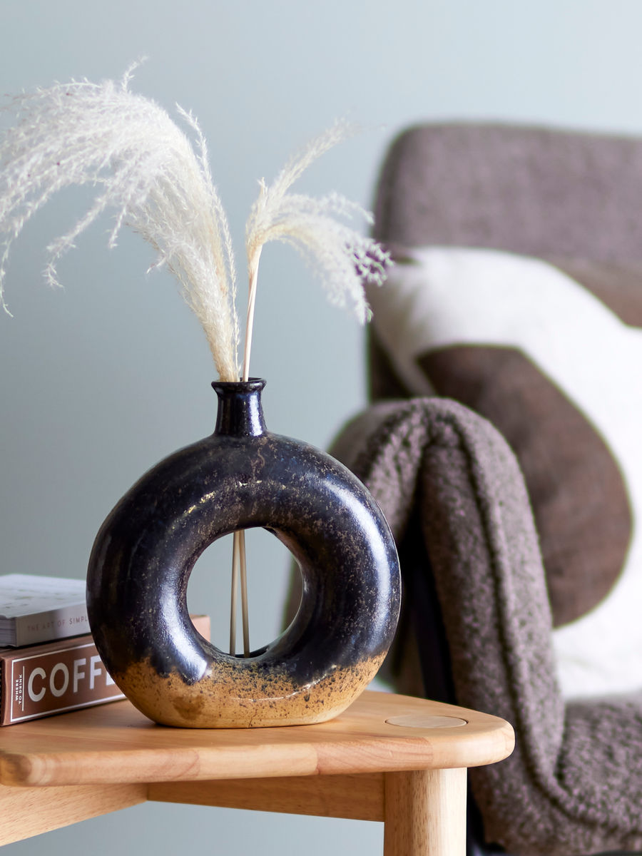 Bloomingville Baldvin Deko Vase, Brun, Stentøj - Bloomingville - DesignGaragen.dk