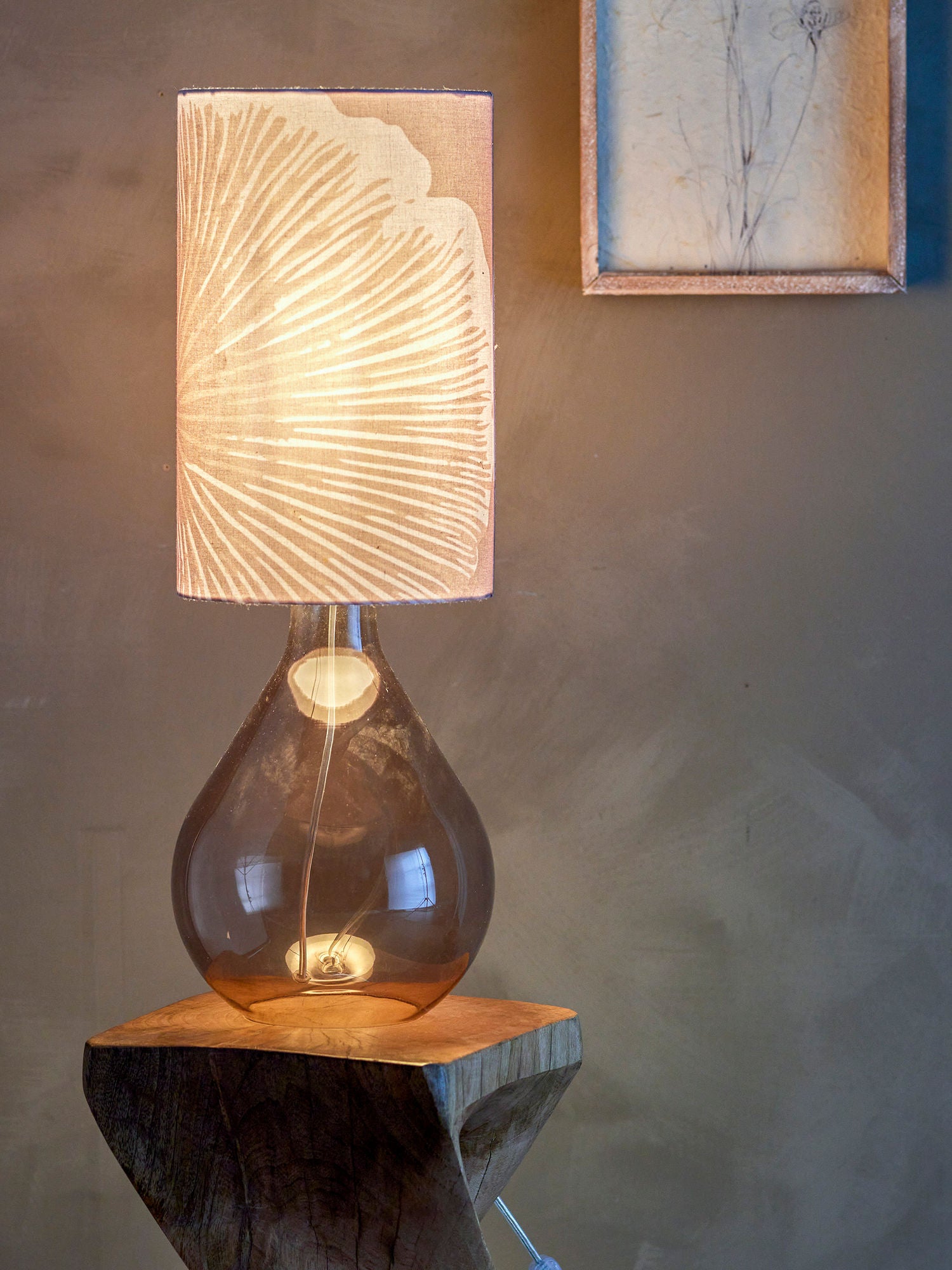 Creative Collection Leni Bordlampe, Brun, Glas - Creative Collection - DesignGaragen.dk