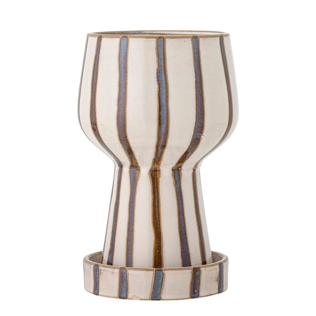 Bloomingville Agna Herbal potte huder, brunt, steingods