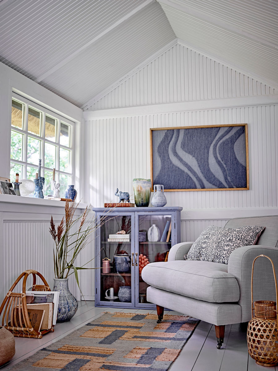 Creative Collection Augusta Loungestol, Natur, Polyester - Creative Collection - DesignGaragen.dk